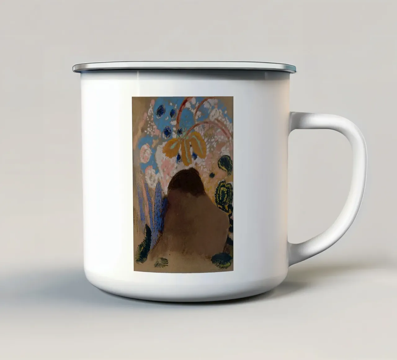 Ophelia tazza in smalto da vintageshop