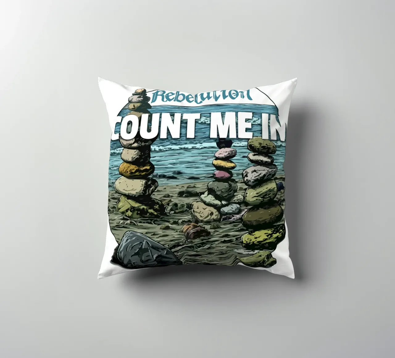 Rebelution - Count Me In decorative cushion by myxzyptlx