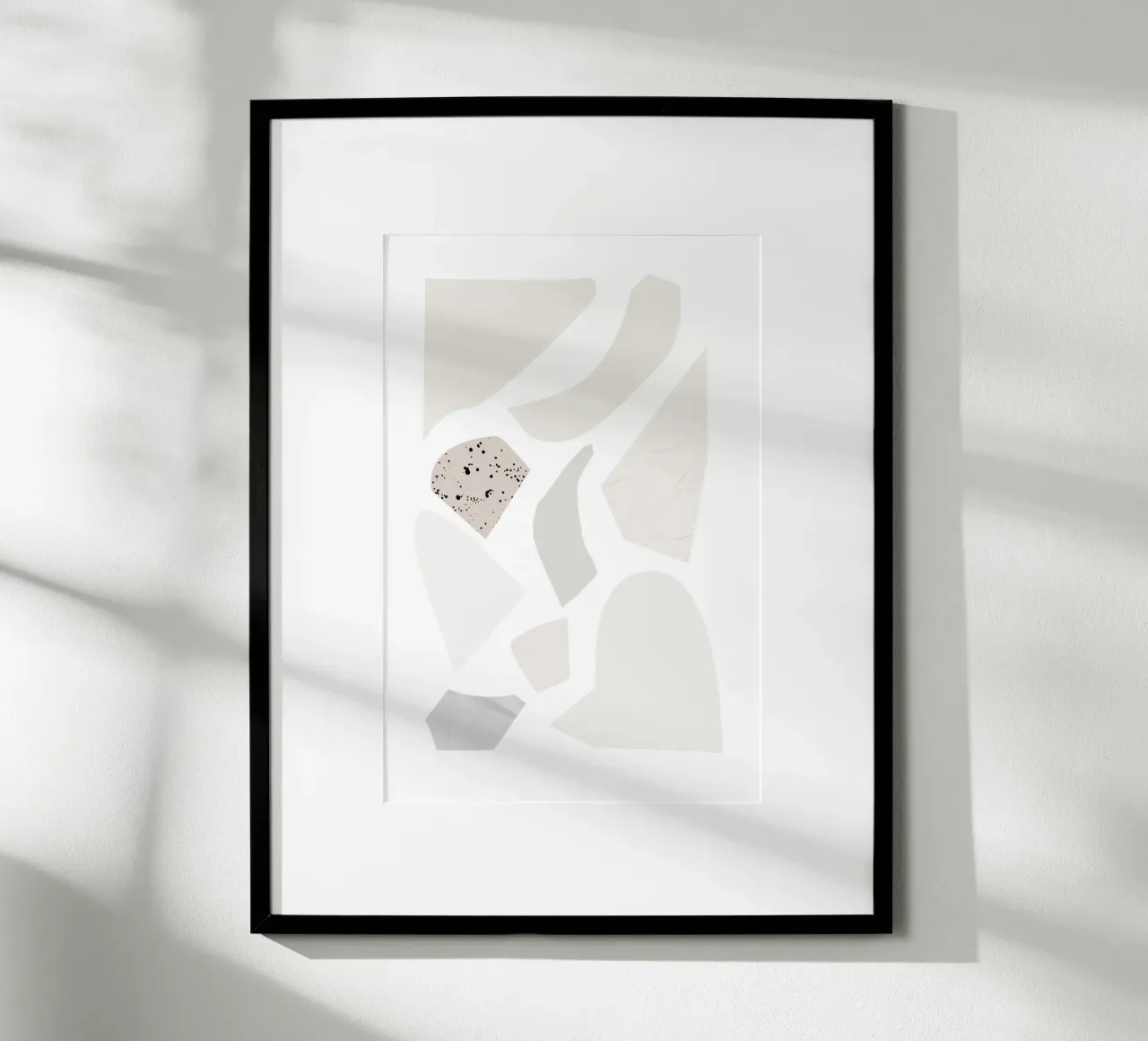 Paper Cut poster con telaio in plastica da KRUTH DESIGN