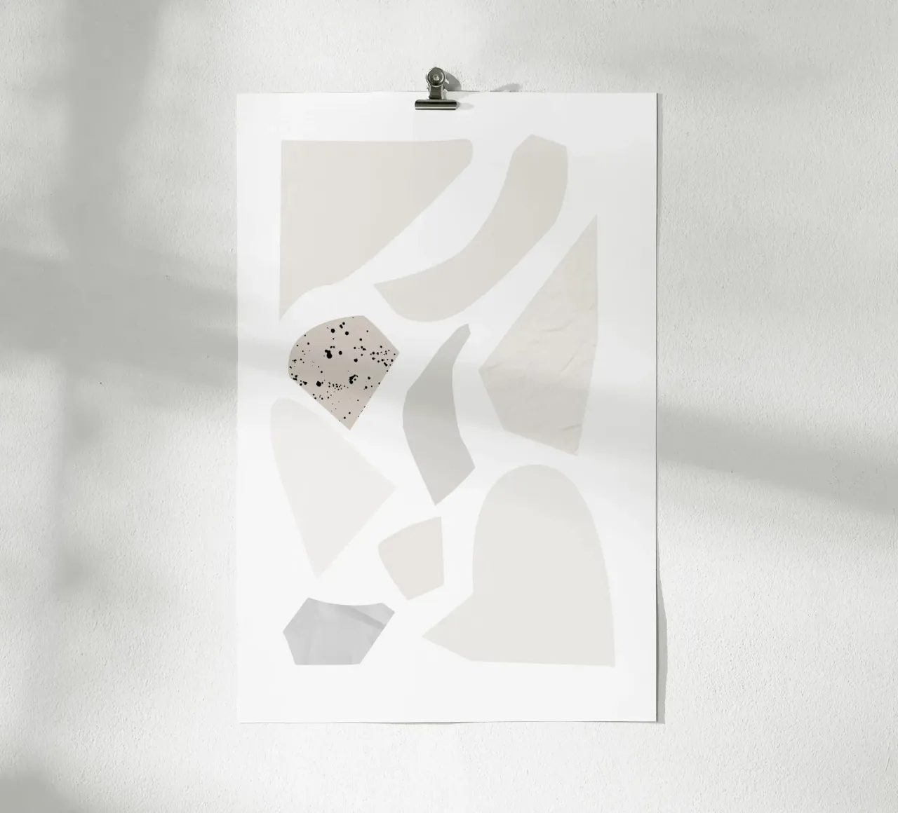 Paper Cut poster con telaio in plastica da KRUTH DESIGN