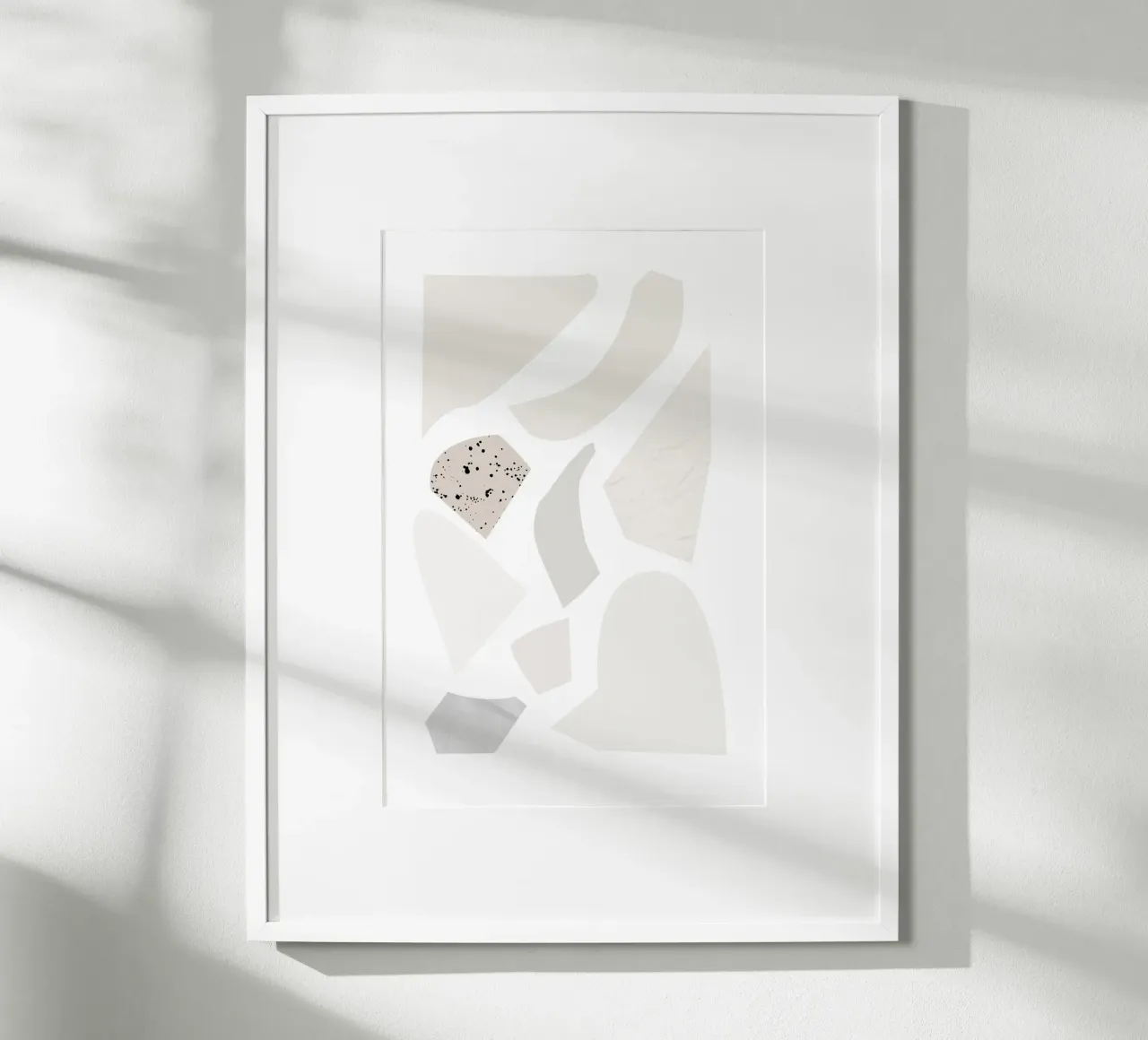 Paper Cut poster con telaio in plastica da KRUTH DESIGN