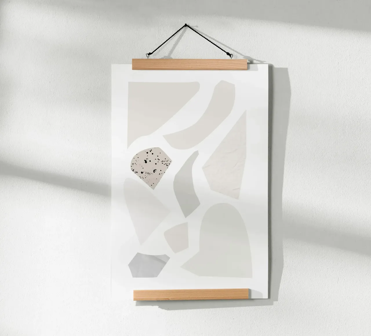 Paper Cut poster con telaio in plastica da KRUTH DESIGN