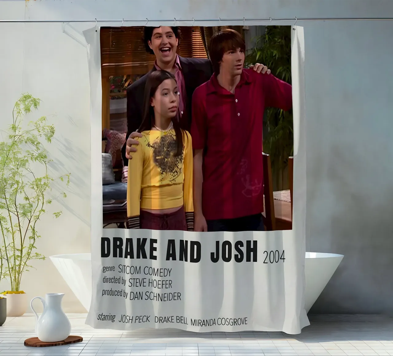 DRAKE AND JOSH 2004 tenda da doccia da MVFminimalist