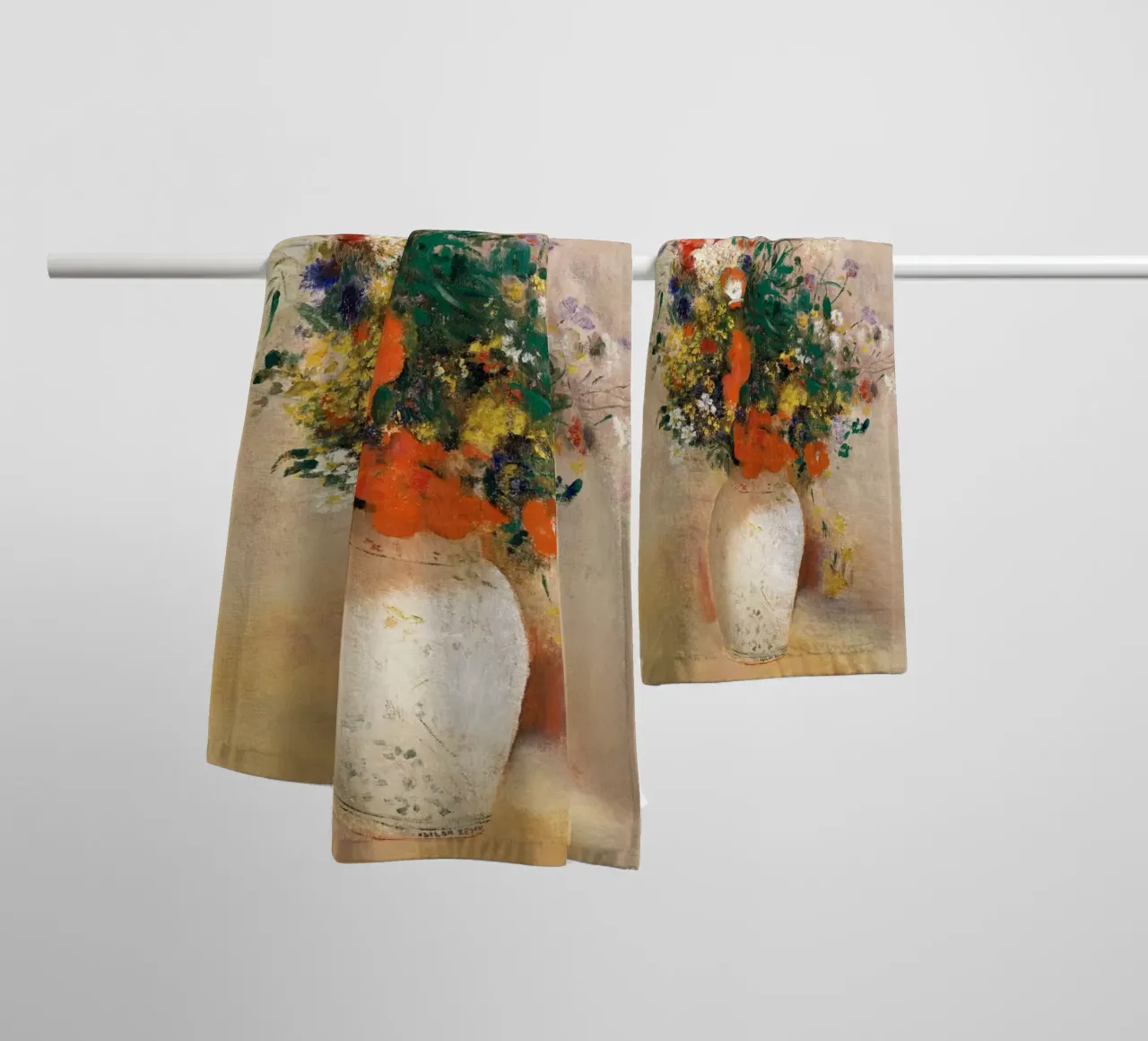 Vase of Flowers asciugamano da bagno da vintageshop