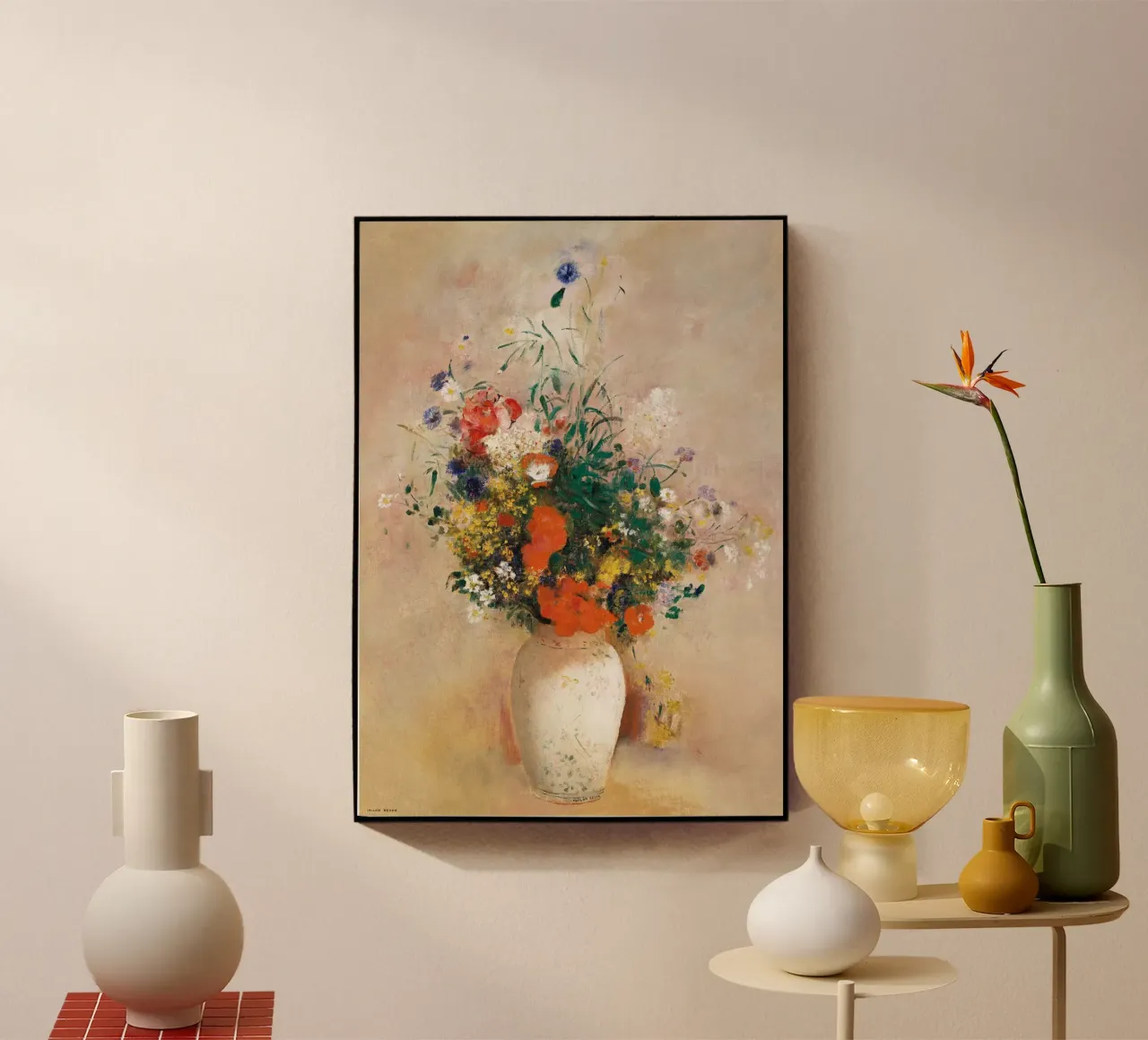 Vase of Flowers Acryl-Glas von vintageshop
