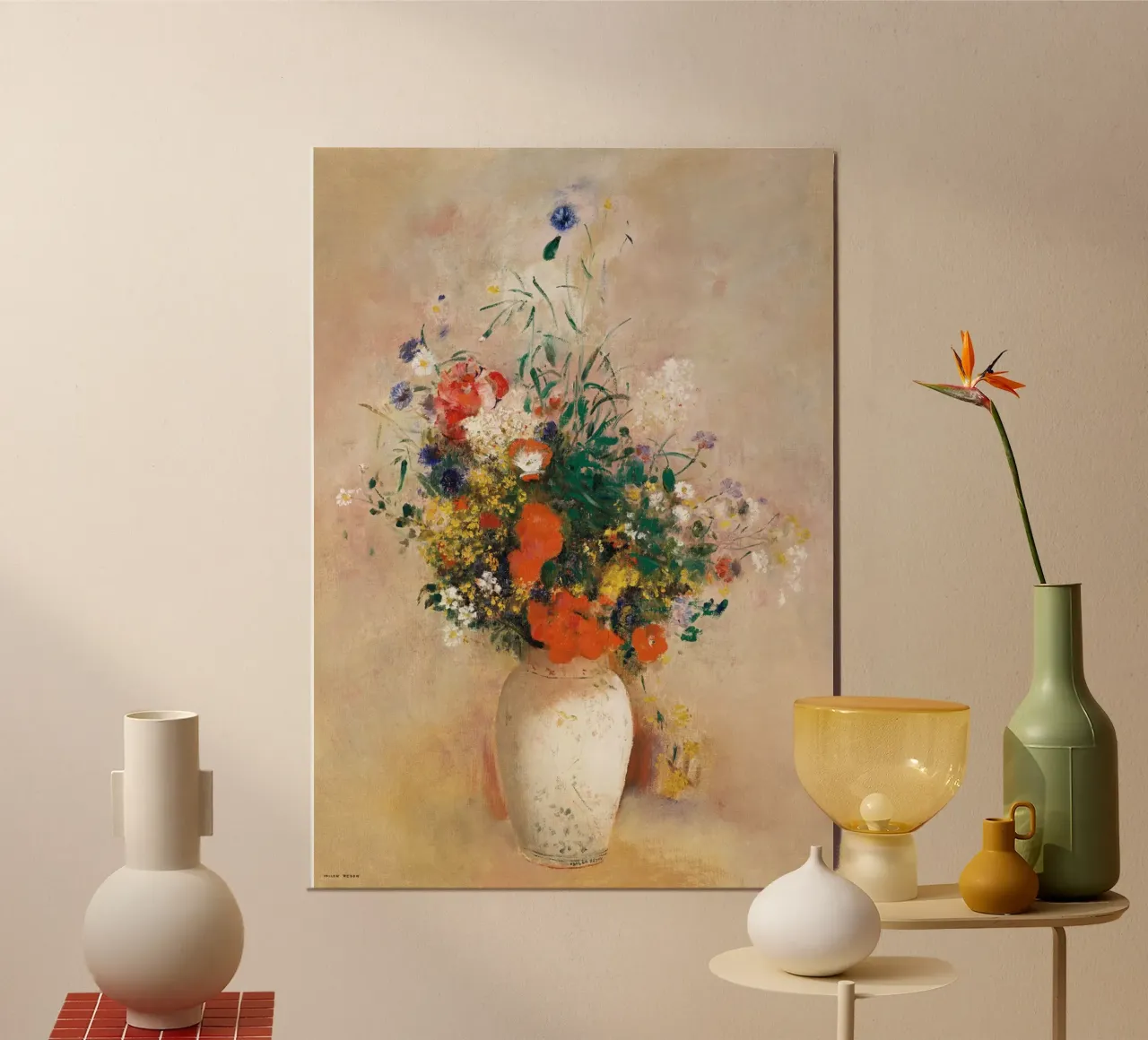 Vase of Flowers Hahnemühle von vintageshop