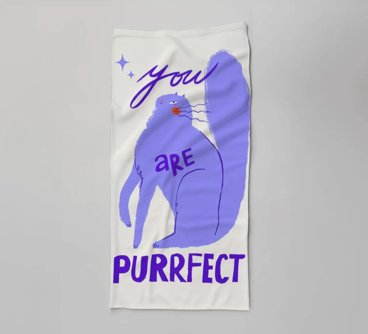 Purrfect asciugamano da bagno da Pure