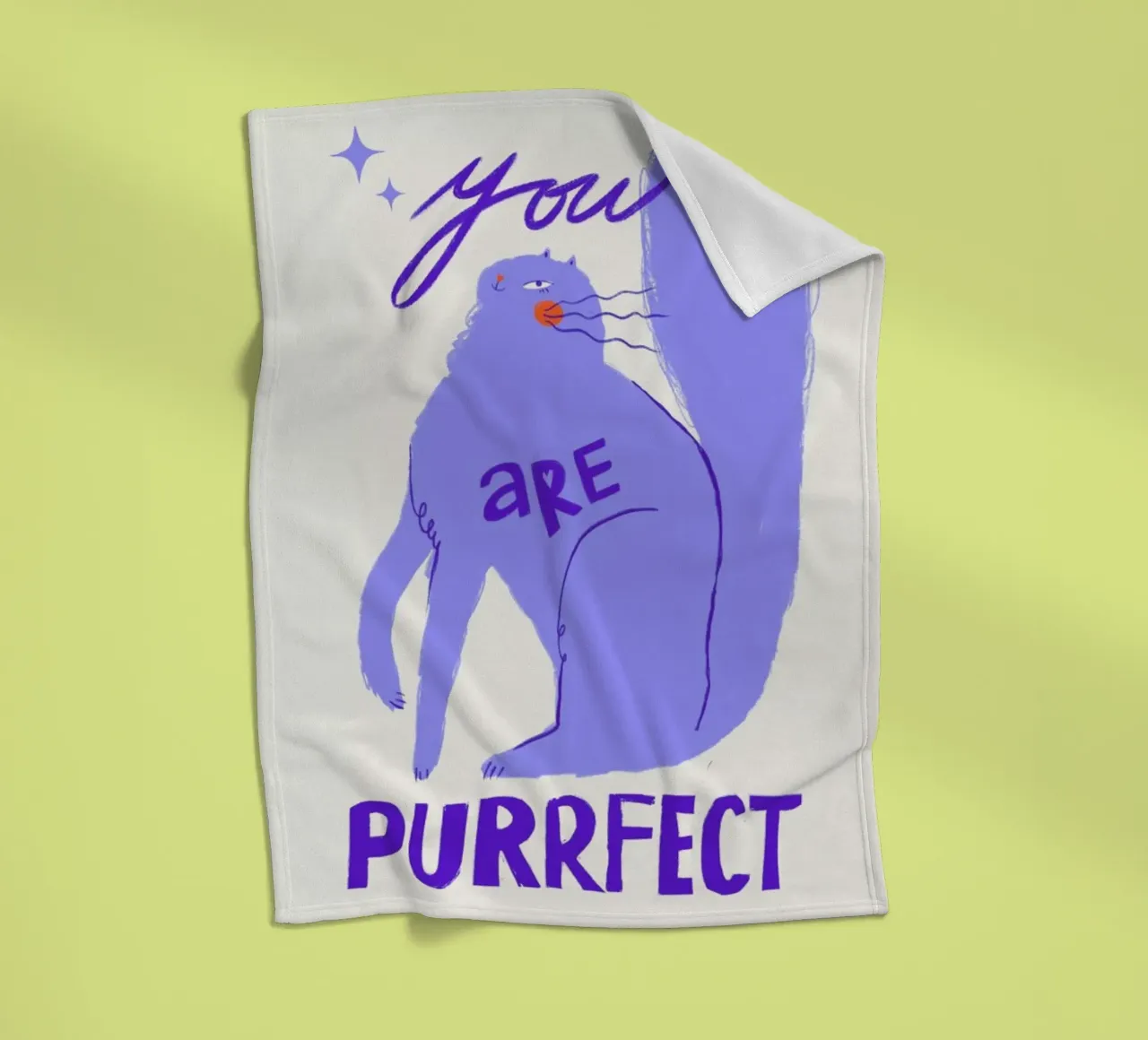 Purrfect coperta in pile da Pure