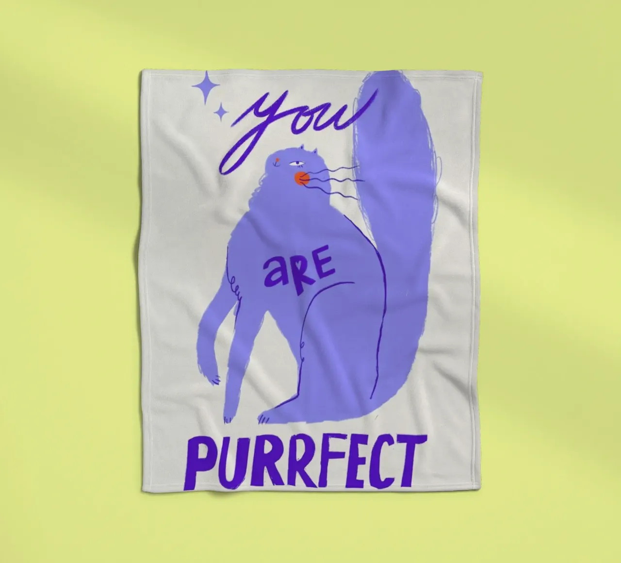 Purrfect coperta in pile da Pure