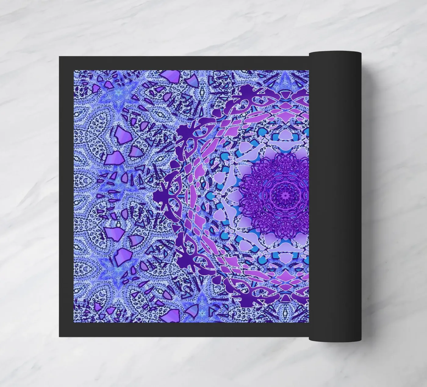 Mandala di pervinche zerbino da Nina May Design Studio