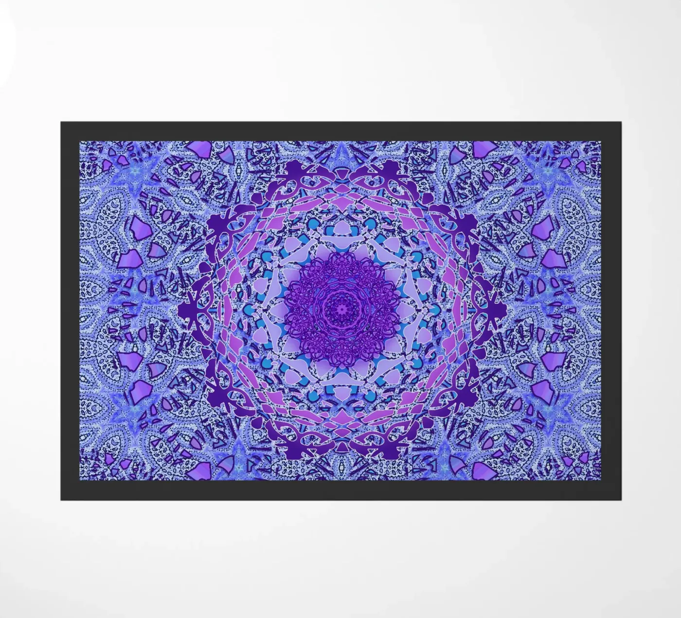 Mandala di pervinche zerbino da Nina May Design Studio