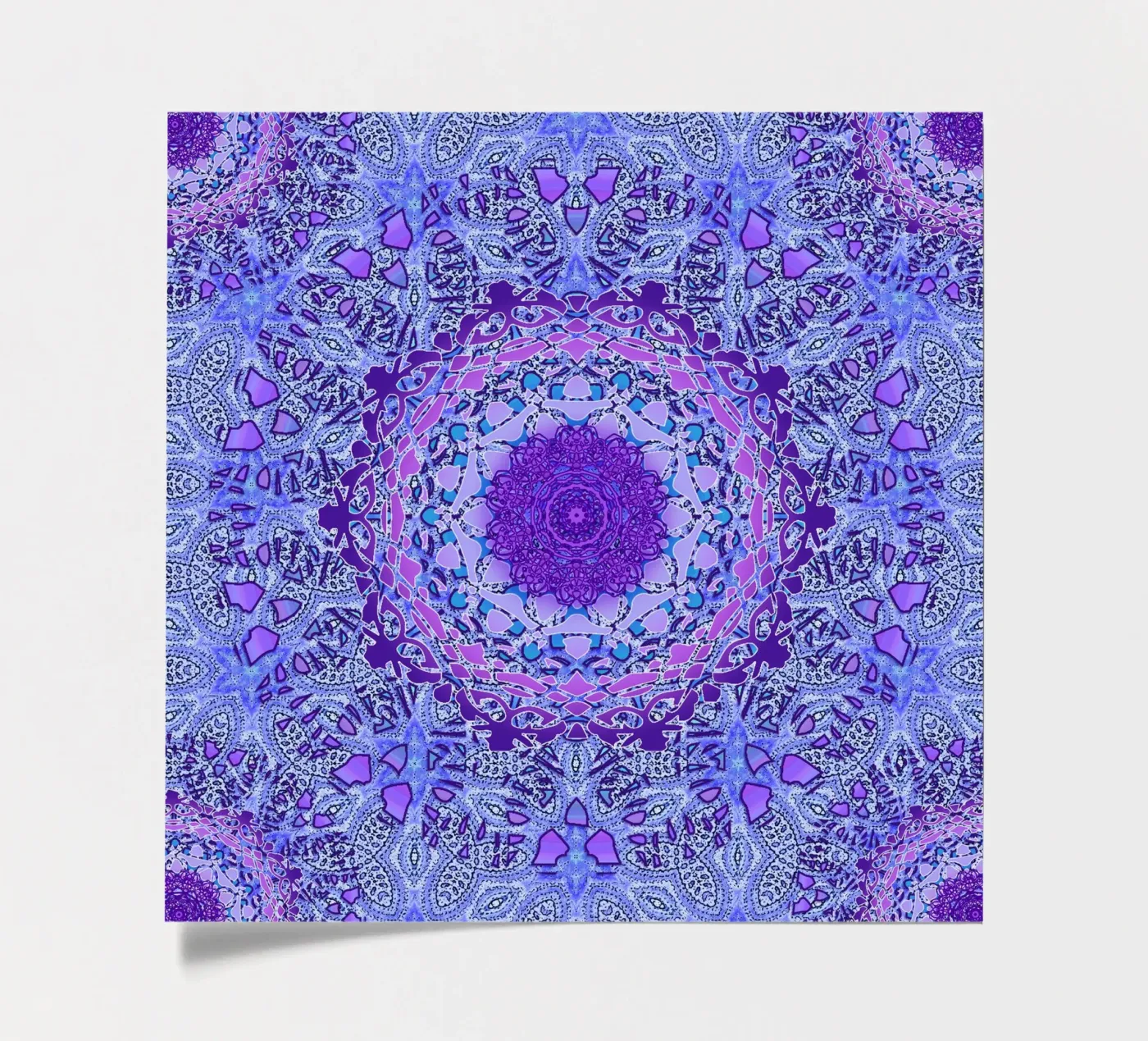 Periwinkle Mandala sticker sheet by Nina May Design Studio