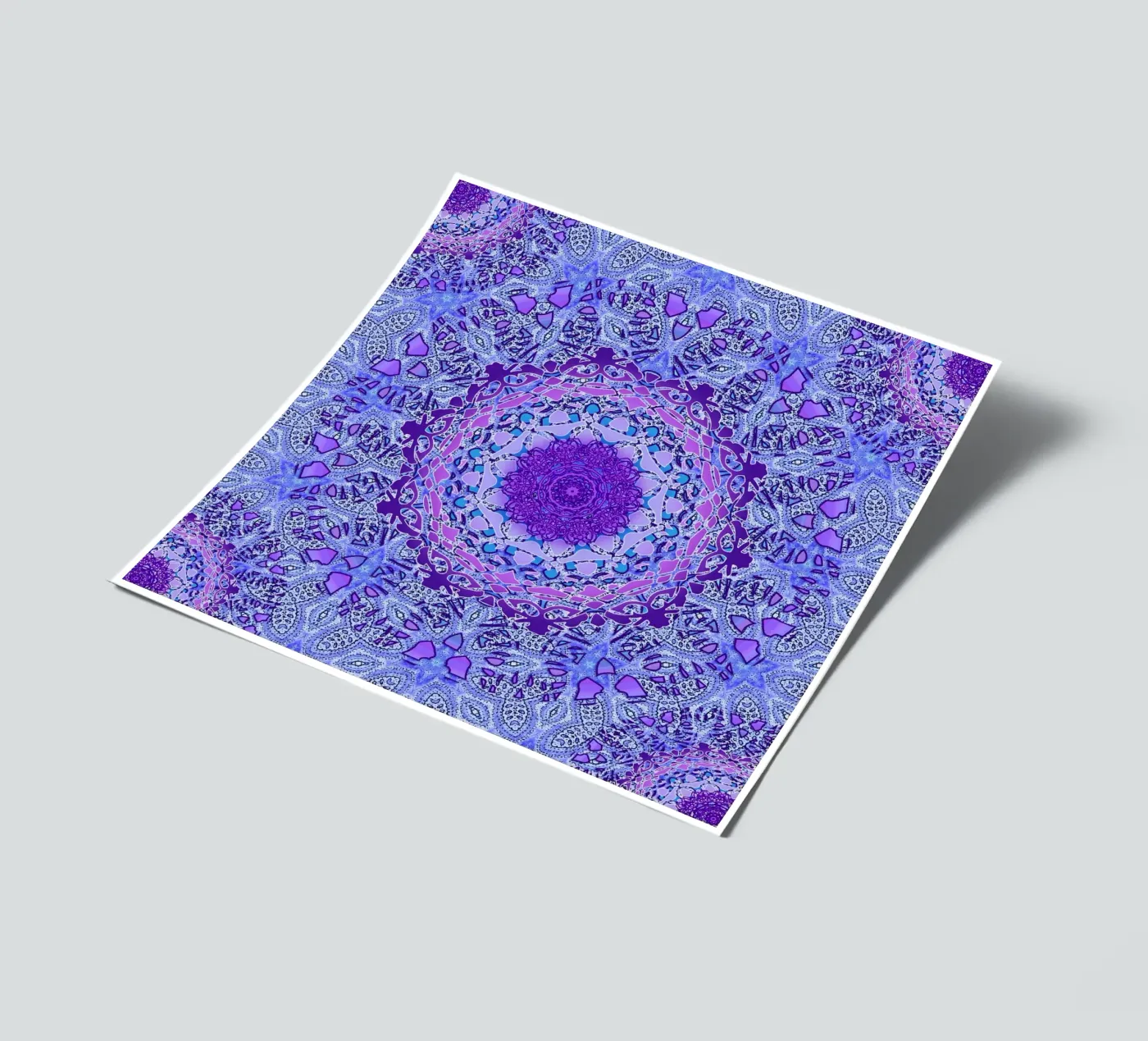 Periwinkle Mandala sticker sheet by Nina May Design Studio