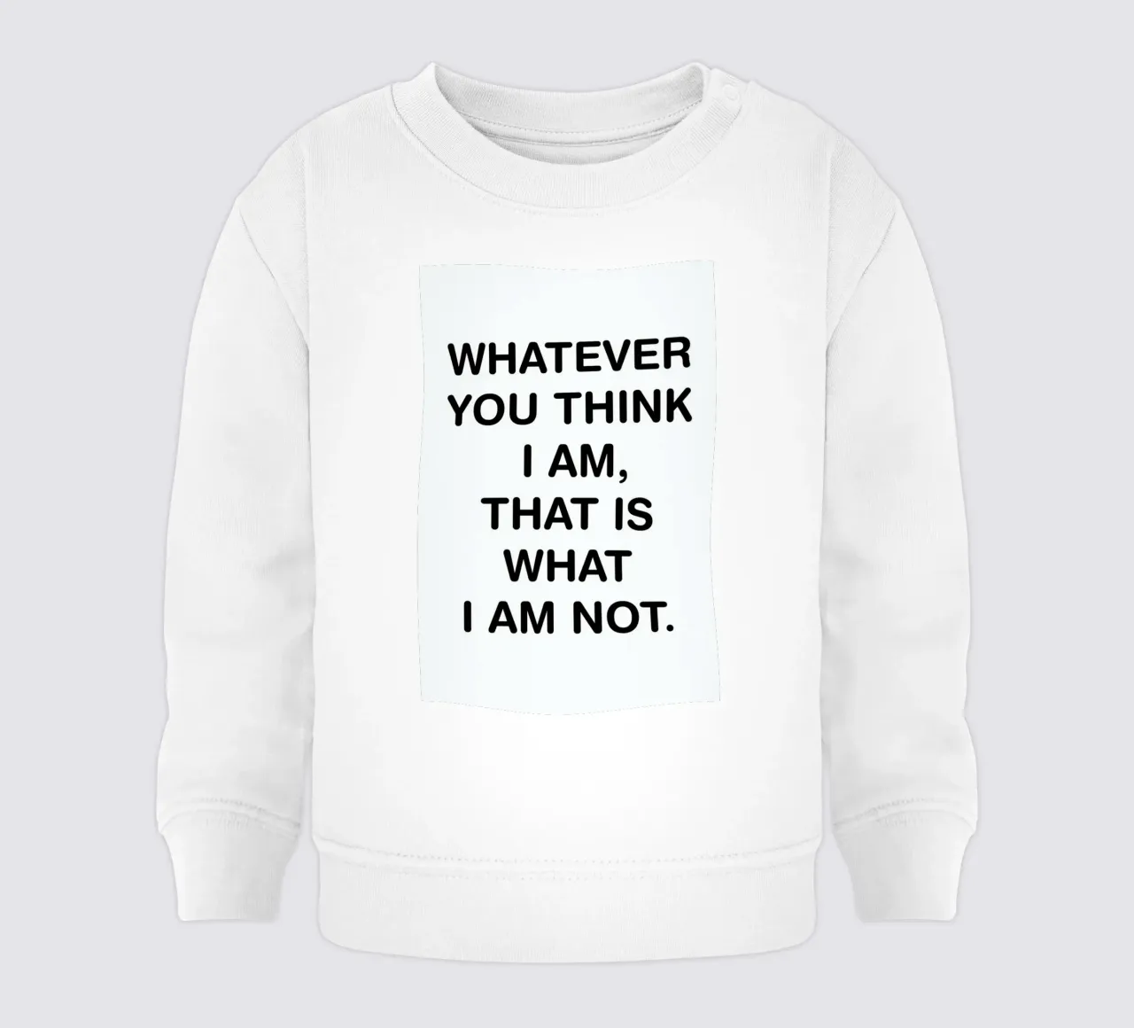Whatever sudadera de bebé de Magdalena Lindstedt