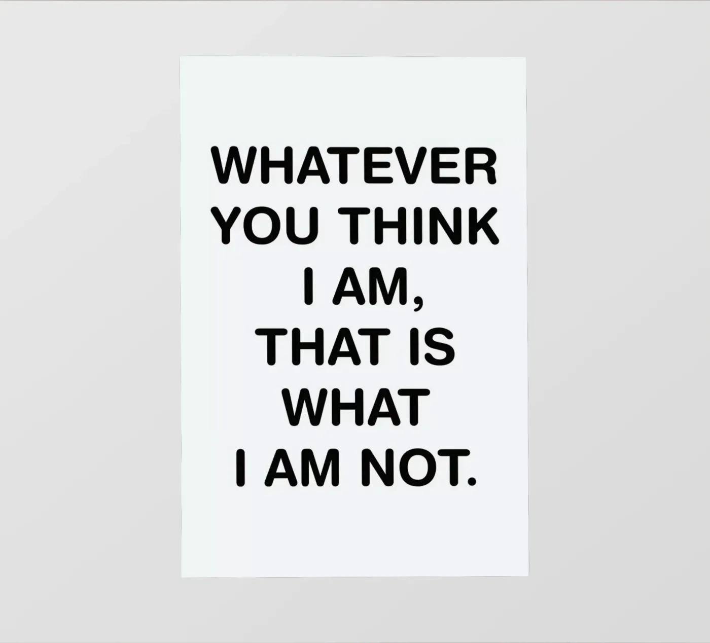 Whatever pvc-zeil van Magdalena Lindstedt