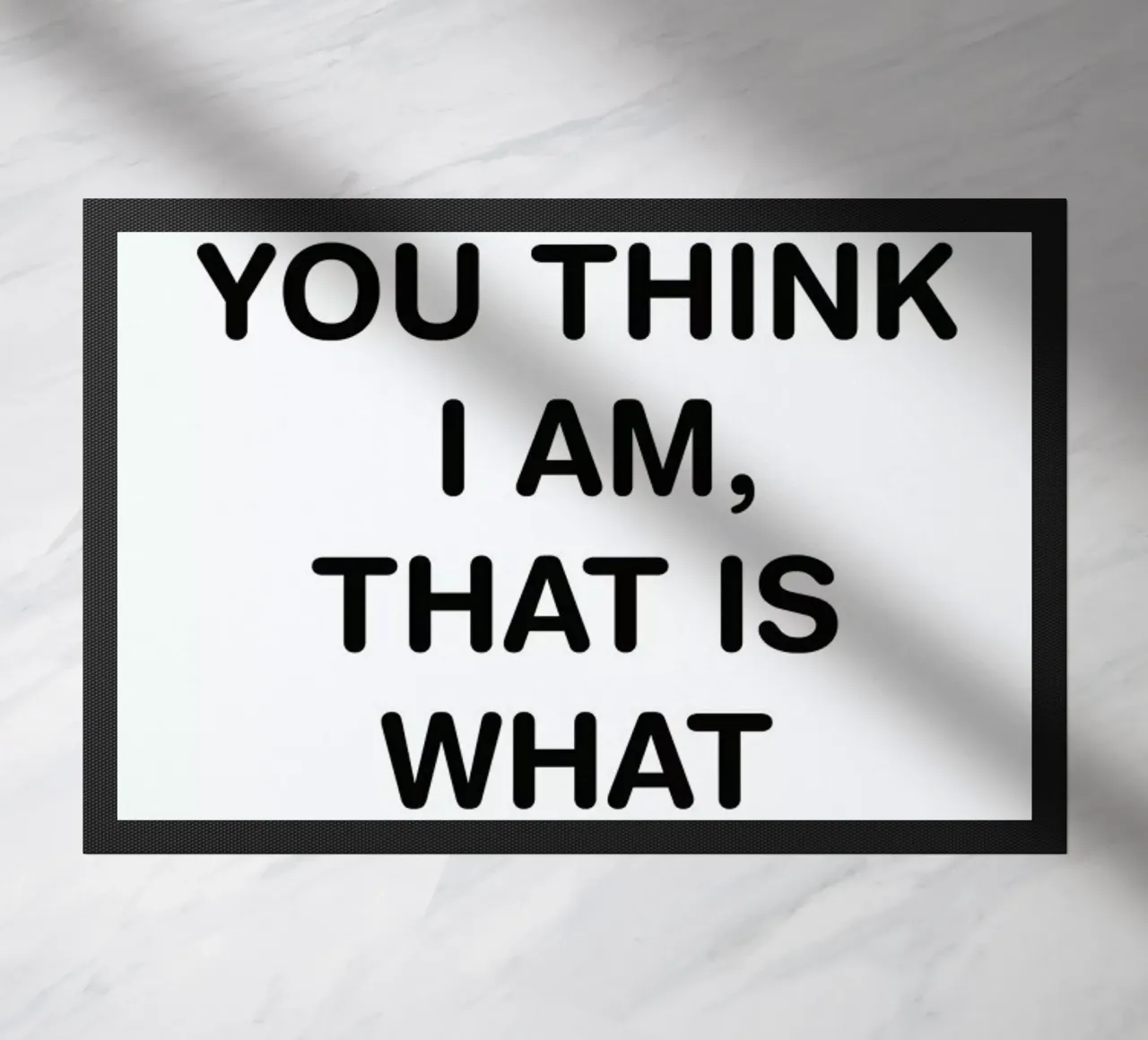 Whatever doormat by Magdalena Lindstedt