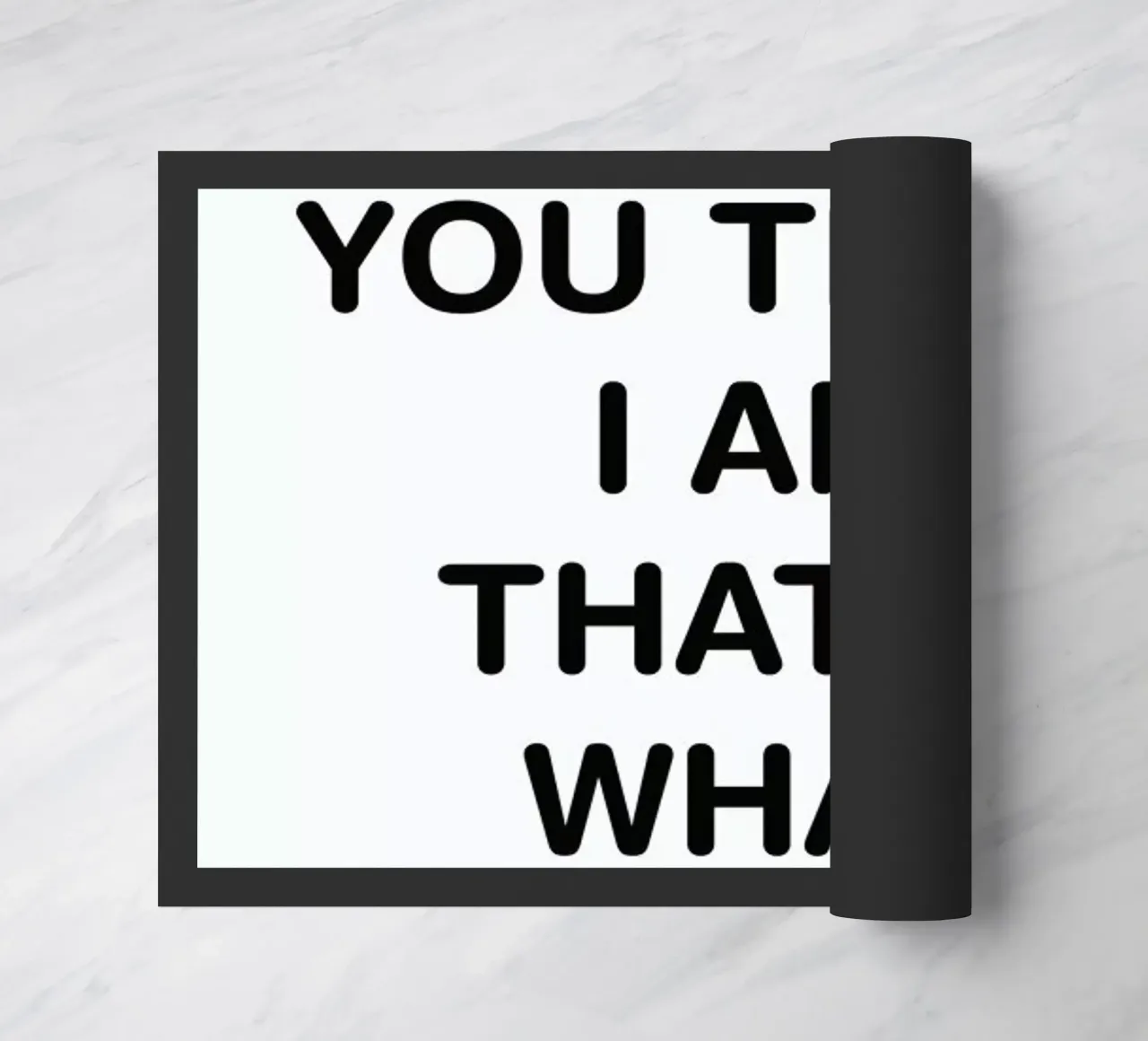 Whatever doormat by Magdalena Lindstedt