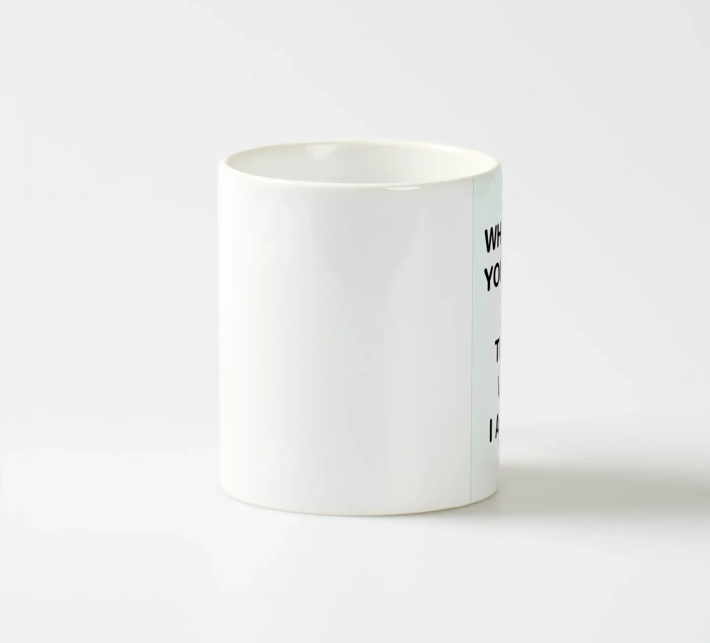 Whatever ceramic mug by Magdalena Lindstedt