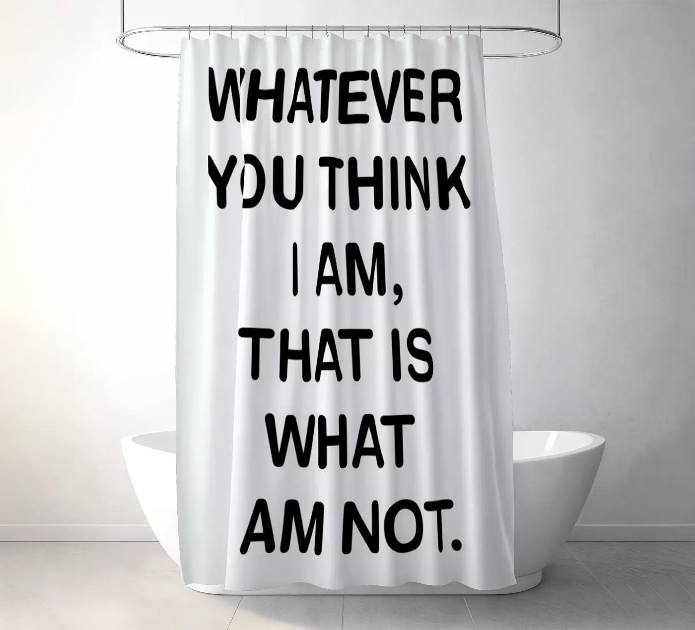 Whatever Duschvorhang von Magdalena Lindstedt