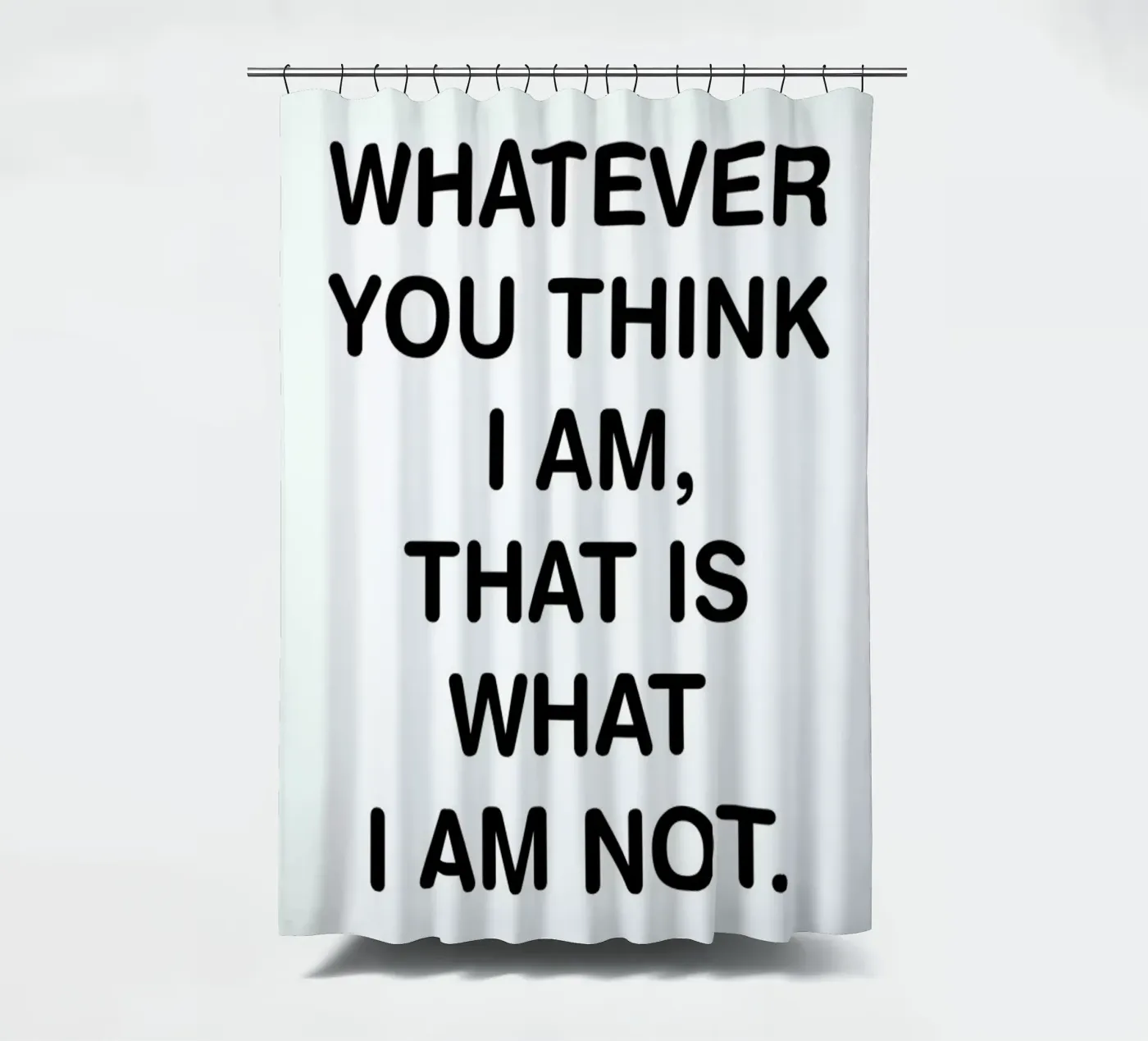 Whatever Duschvorhang von Magdalena Lindstedt