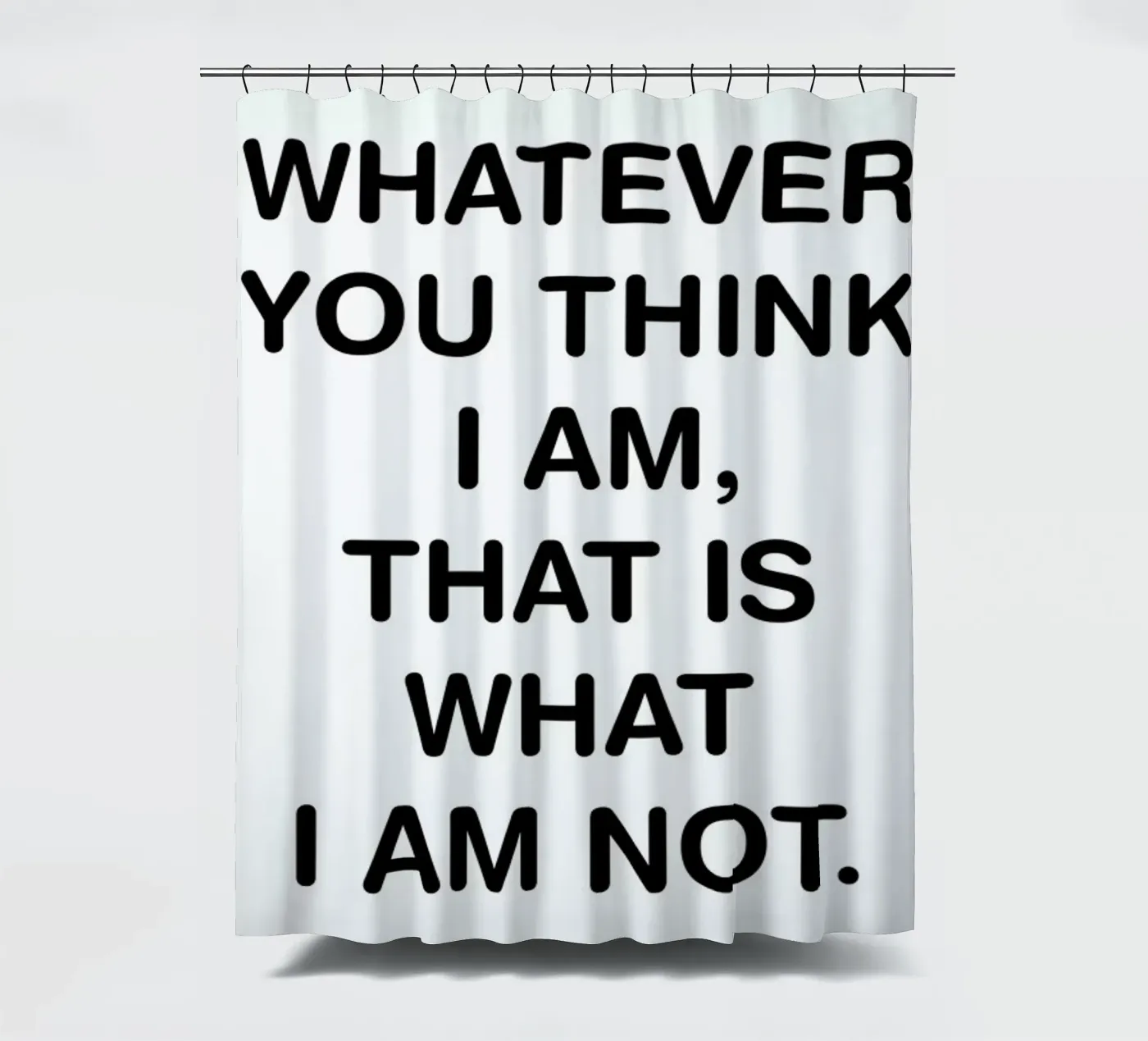 Whatever Duschvorhang von Magdalena Lindstedt