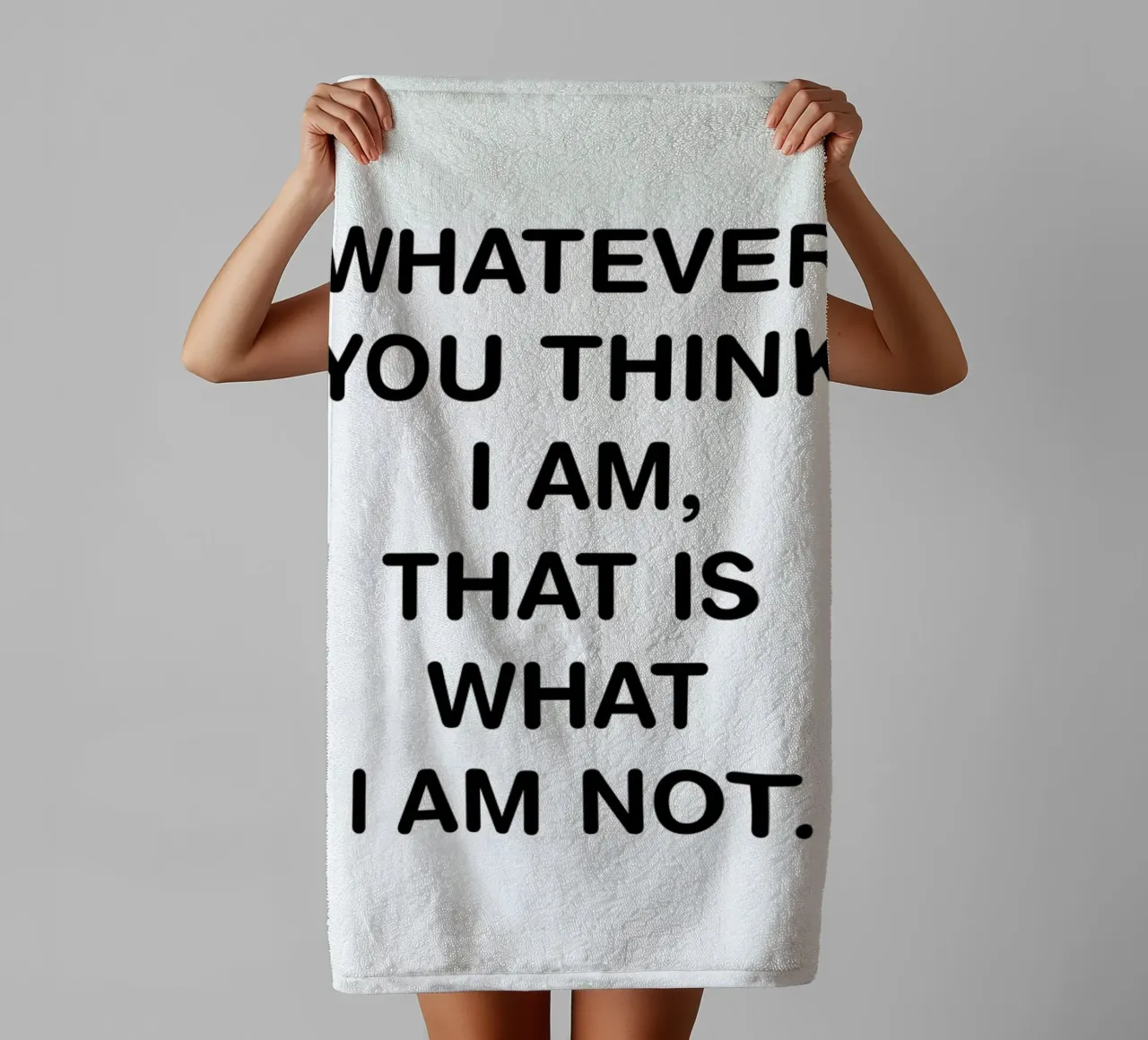 Whatever towel by Magdalena Lindstedt
