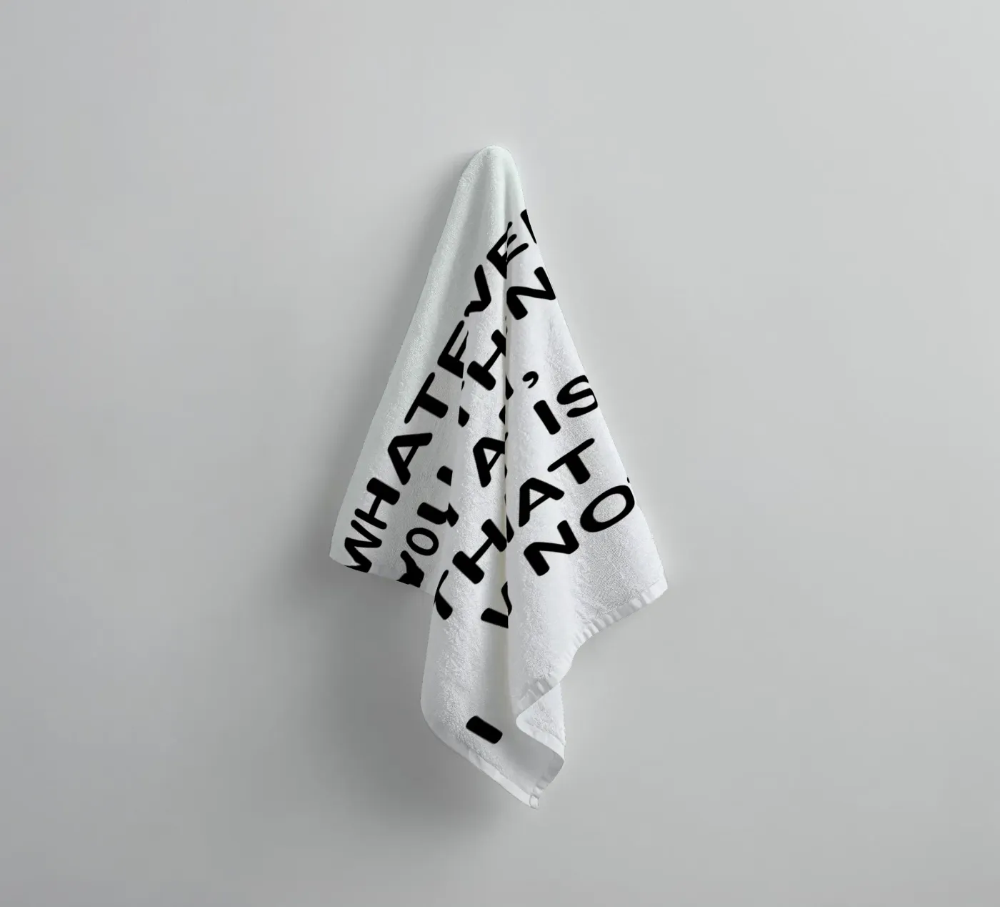 Whatever badhanddoek van Magdalena Lindstedt