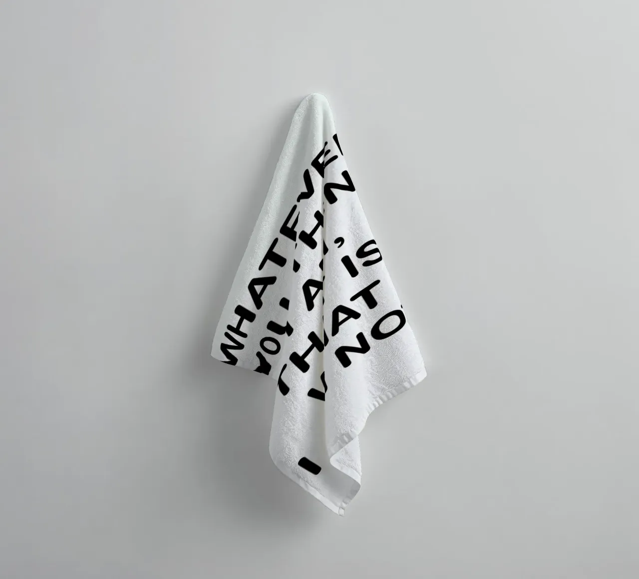 Whatever towel by Magdalena Lindstedt