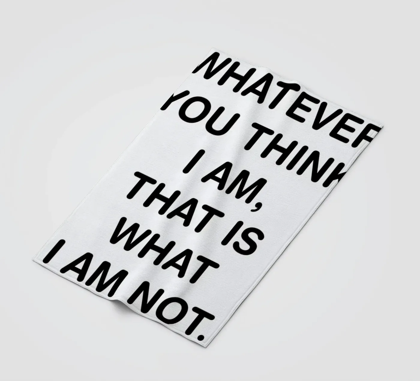 Whatever coperta in pile da Magdalena Lindstedt