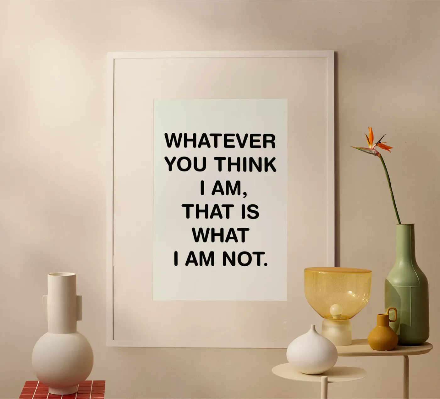Whatever poster by Magdalena Lindstedt