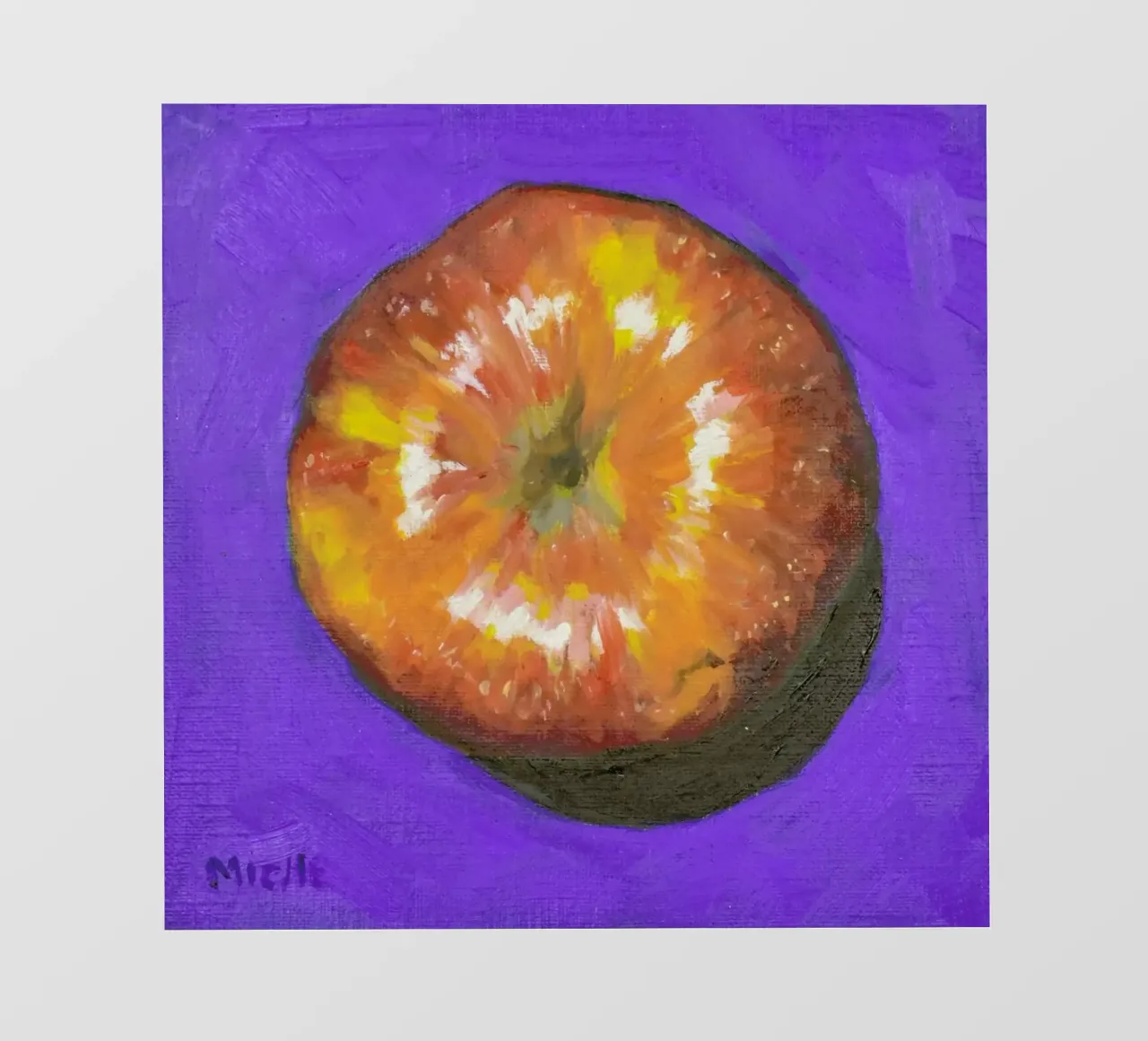 Apple on Blue pellicola backlit da Miche Watkins