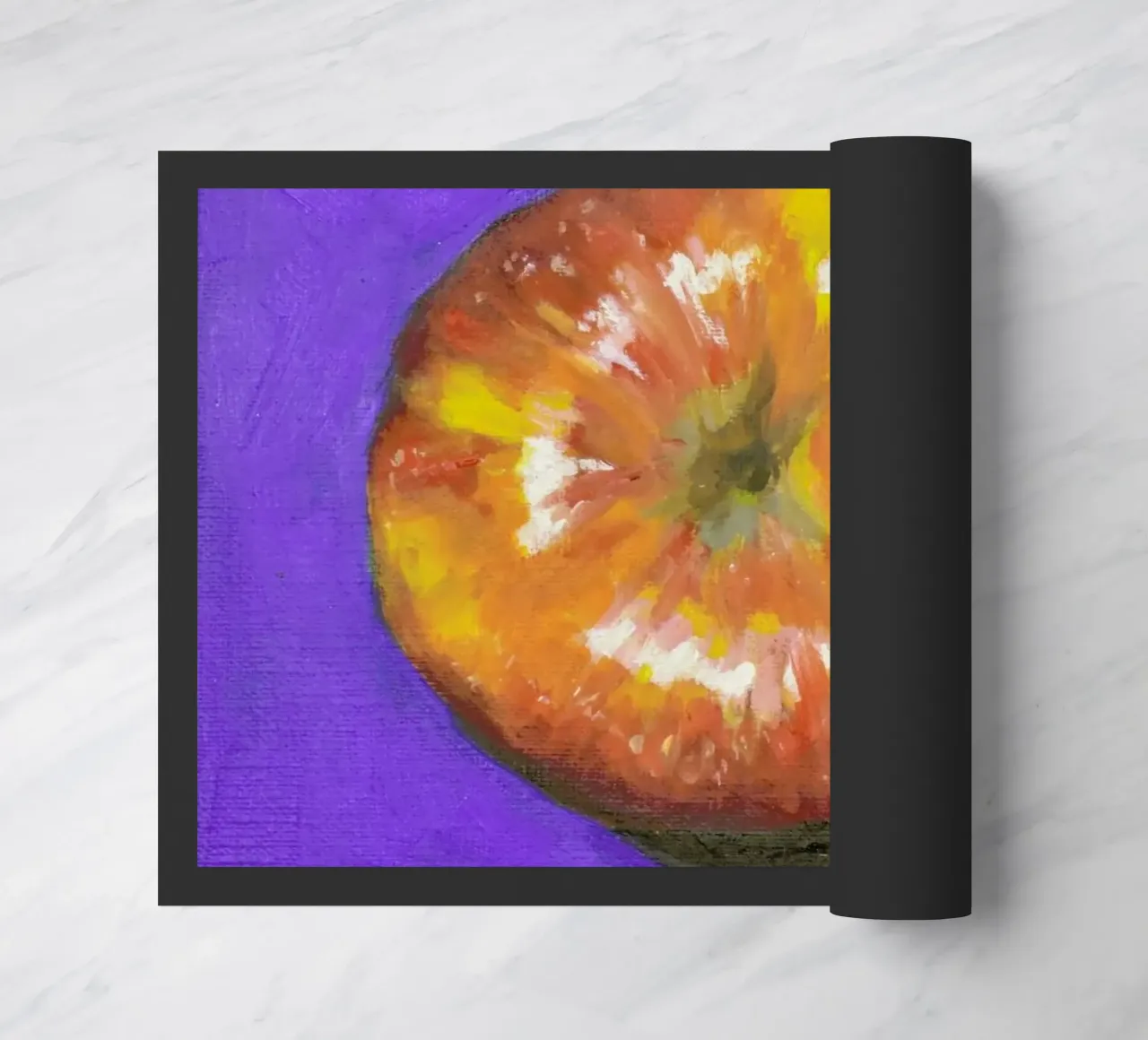 Apple on Blue zerbino da Miche Watkins