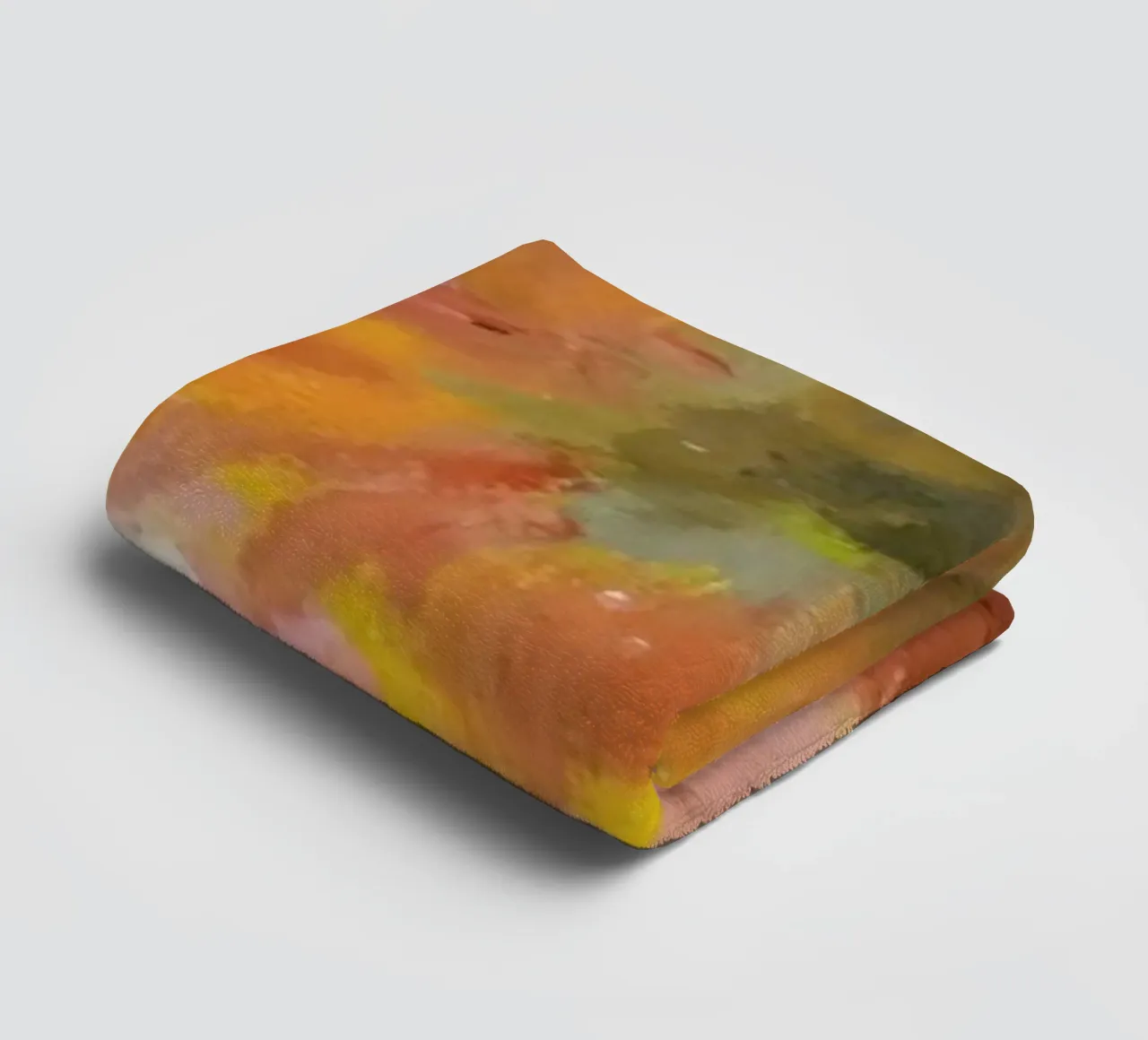 Apple on Blue asciugamano da bagno da Miche Watkins
