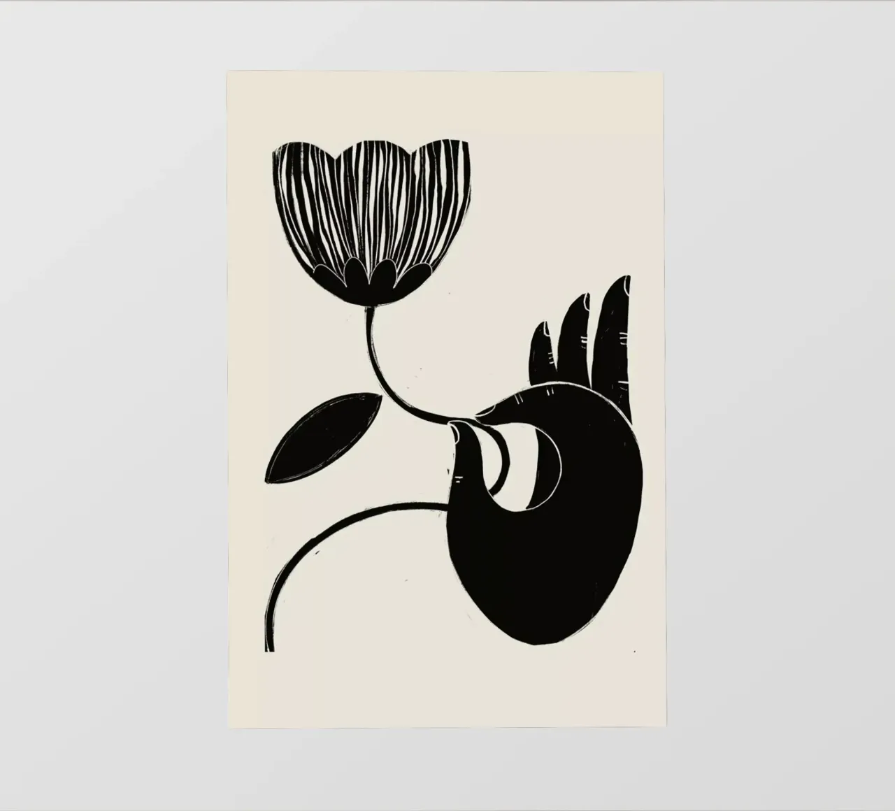 Flower 2 telo in pvc da Graphite