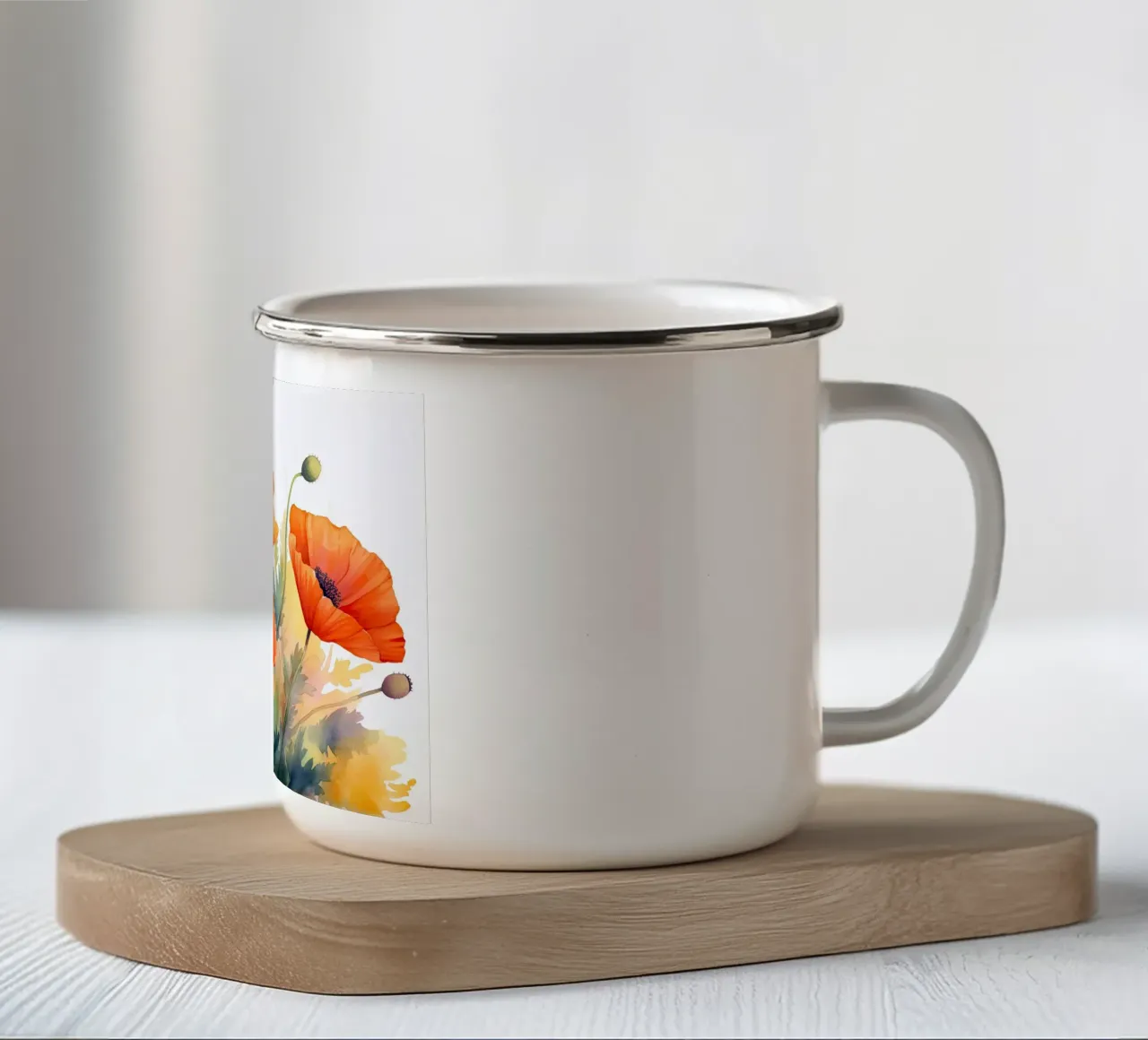 Arte da parete di Imagine tazza in smalto da Imagine
