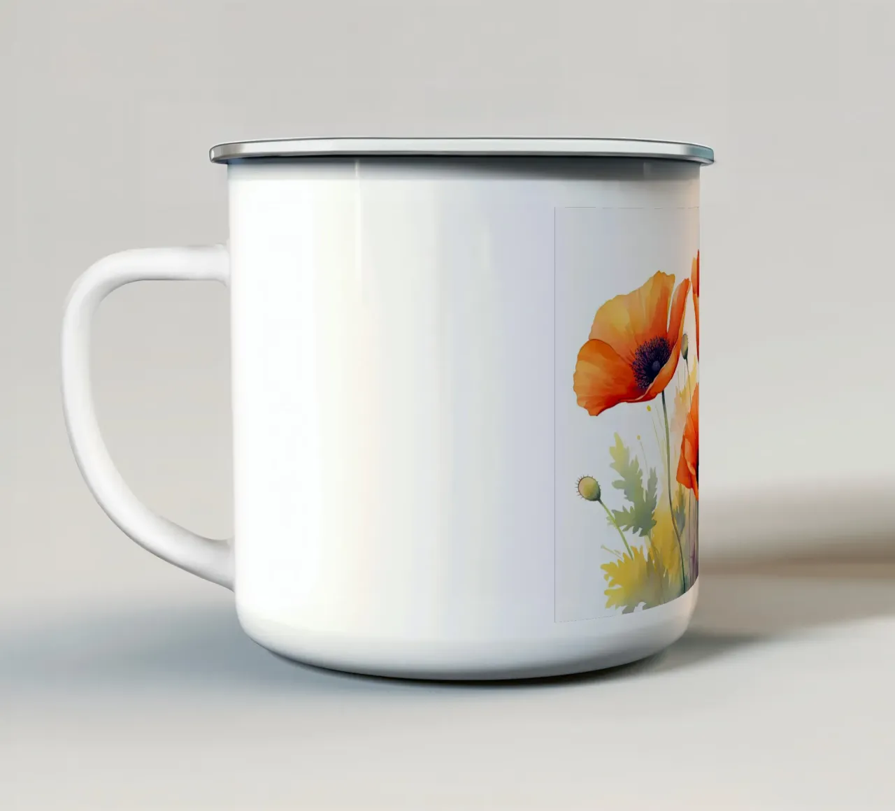 Arte da parete di Imagine tazza in smalto da Imagine