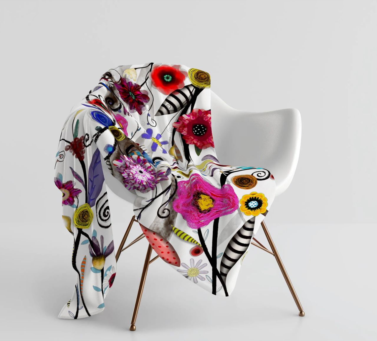 Matrimonio floreale mattina turbinii selvatici bouquet coperta in pile da Ruth Fitta-Schulz