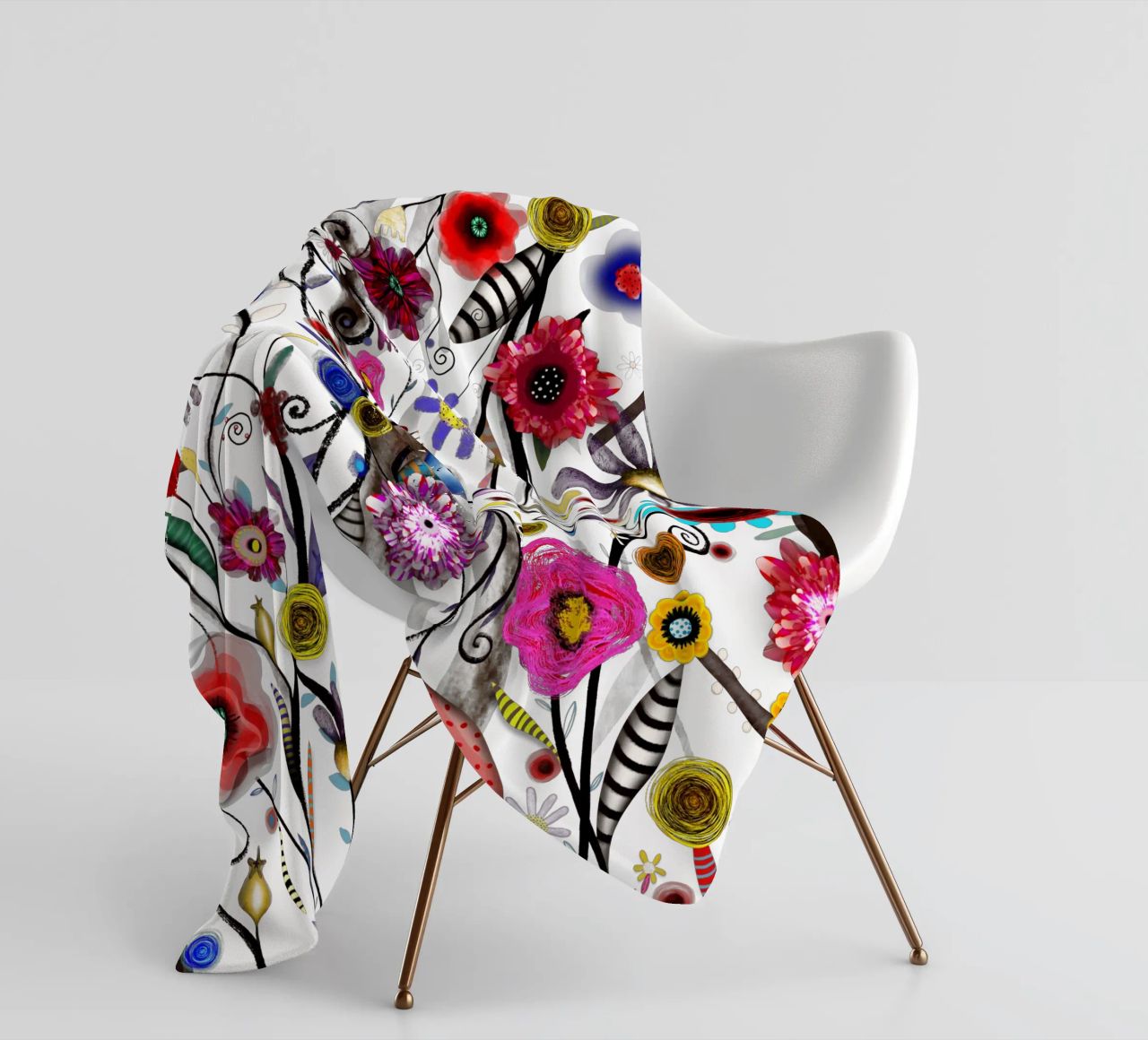 Matrimonio floreale mattina turbinii selvatici bouquet coperta in pile da Ruth Fitta-Schulz