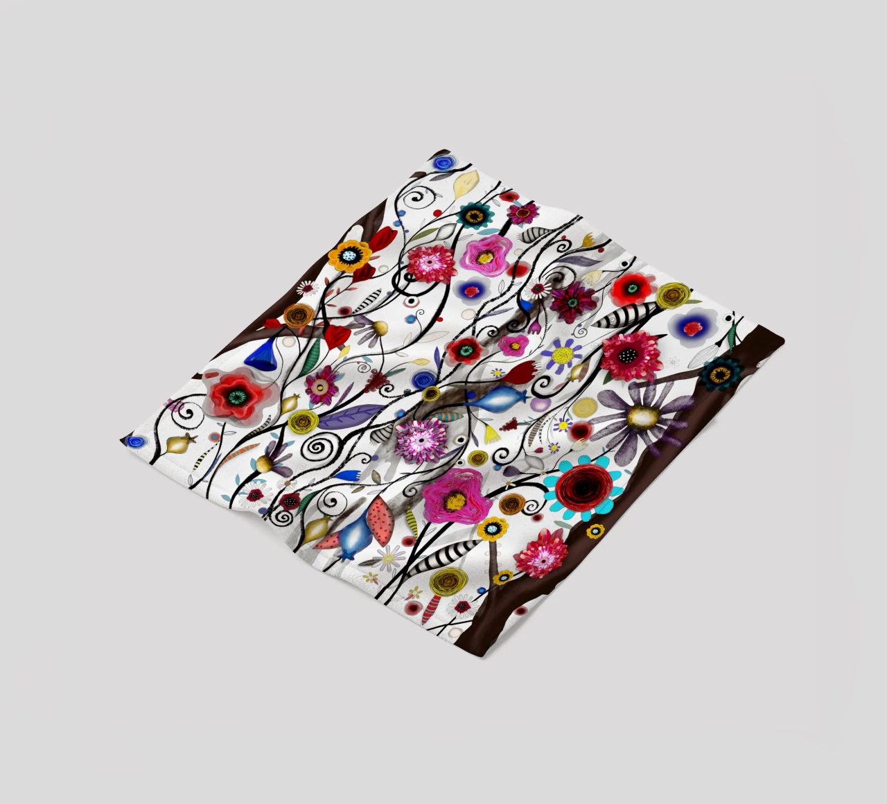 Matrimonio floreale mattina turbinii selvatici bouquet coperta in pile da Ruth Fitta-Schulz
