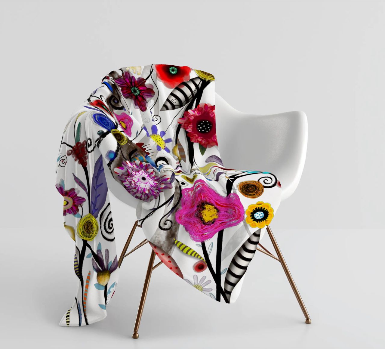 Matrimonio floreale mattina turbinii selvatici bouquet coperta in pile da Ruth Fitta-Schulz
