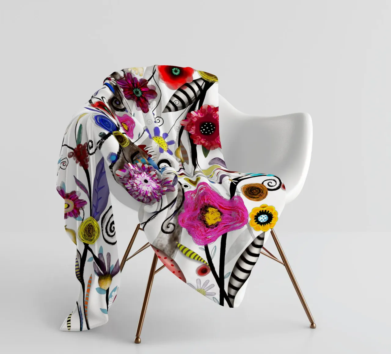 Matrimonio floreale mattina turbinii selvatici bouquet coperta in pile da Ruth Fitta-Schulz