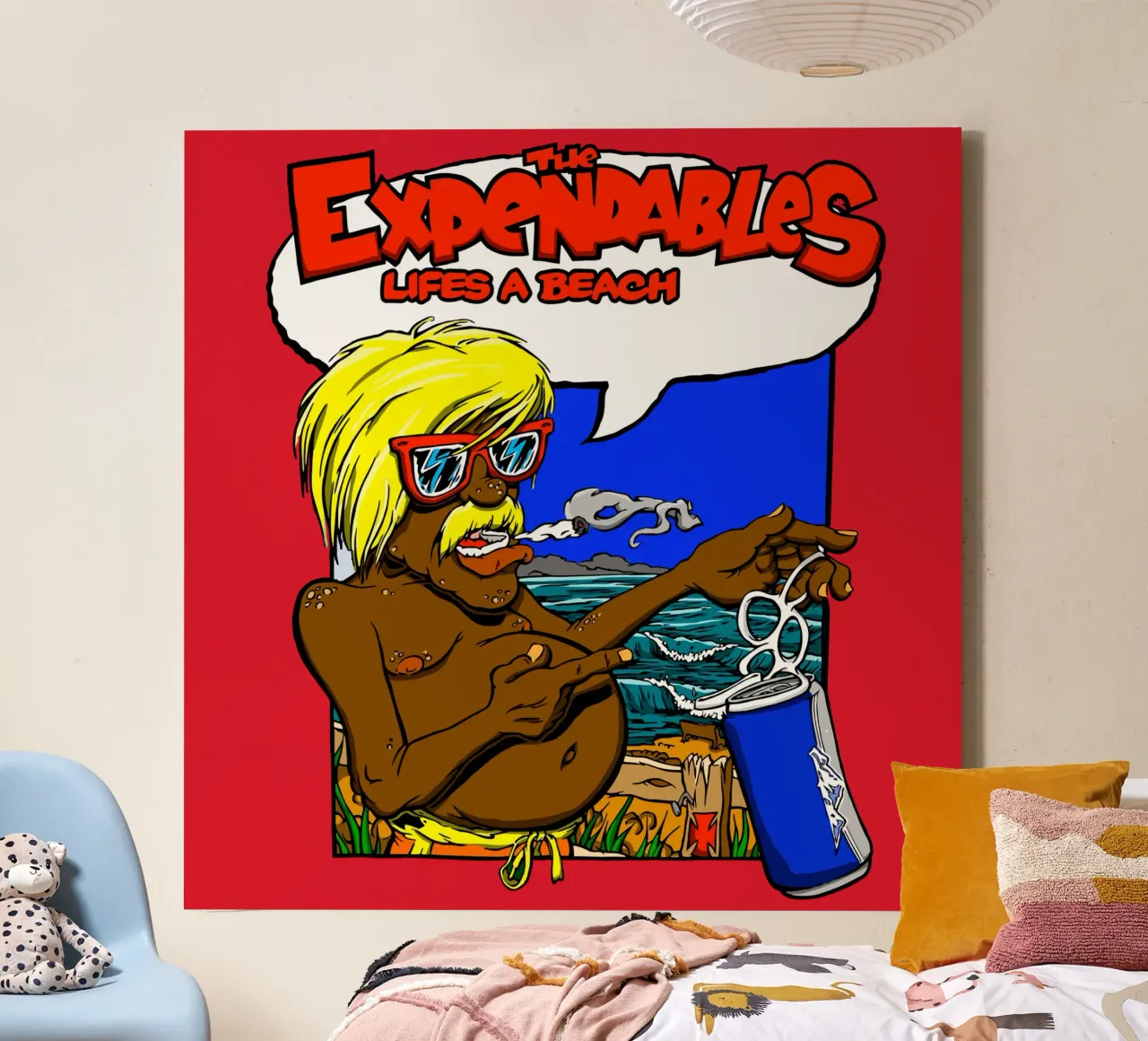 The Expendables tela con Cornice a cassetta da aylaholic