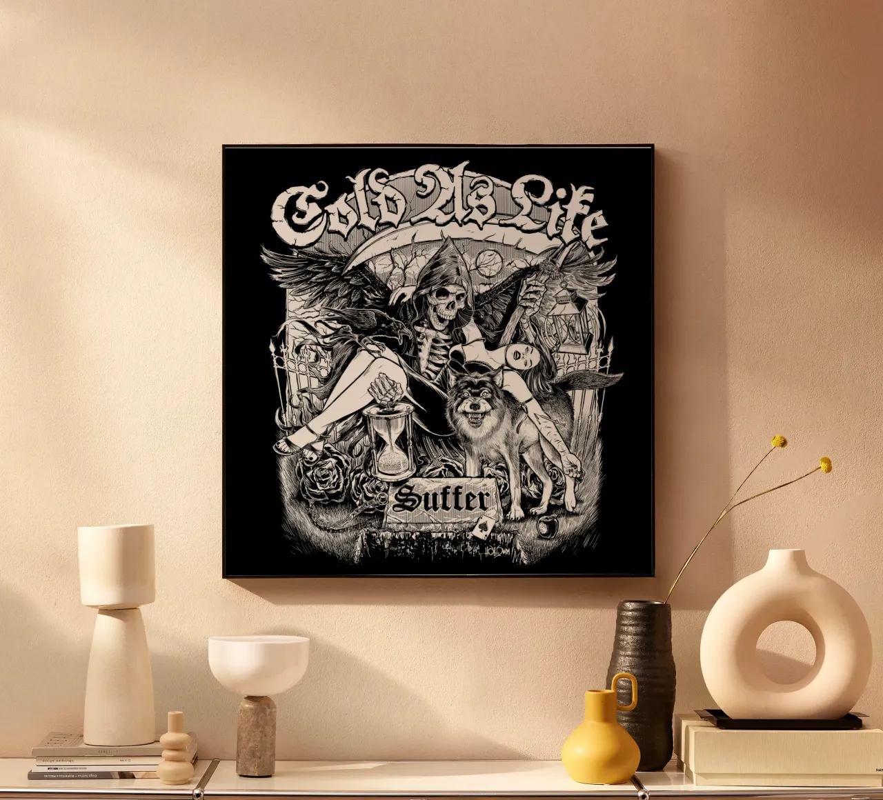 Cold as Life - Suffer alluminio dibond da Nadirsungga