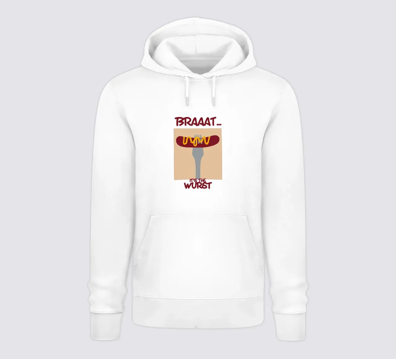 Braaatwurst felpa con cappuccio da Mildred Store