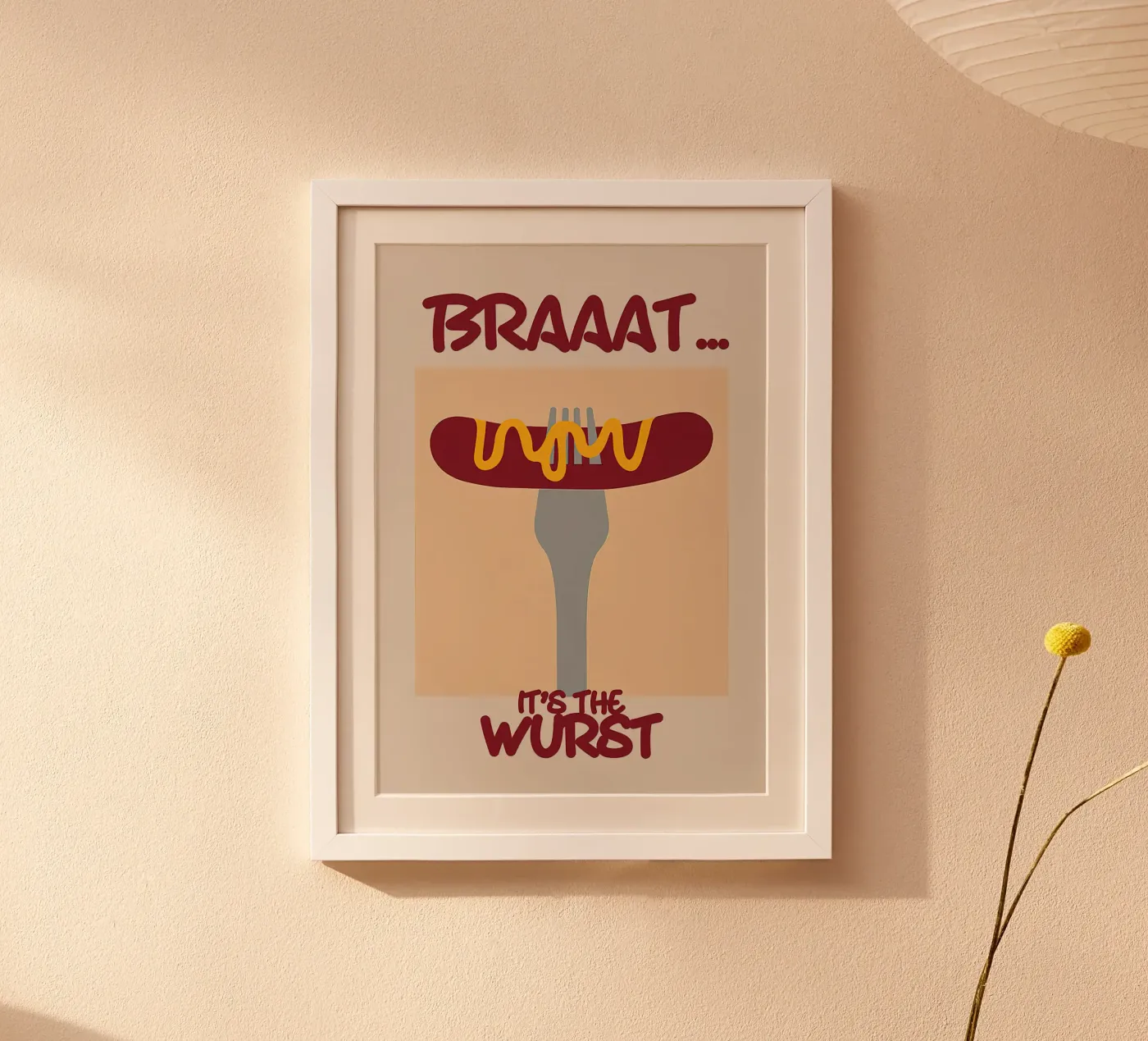 Braaatwurst poster da Mildred Store