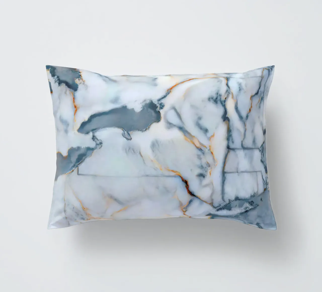 New York Marble Map cuscino da Octavian