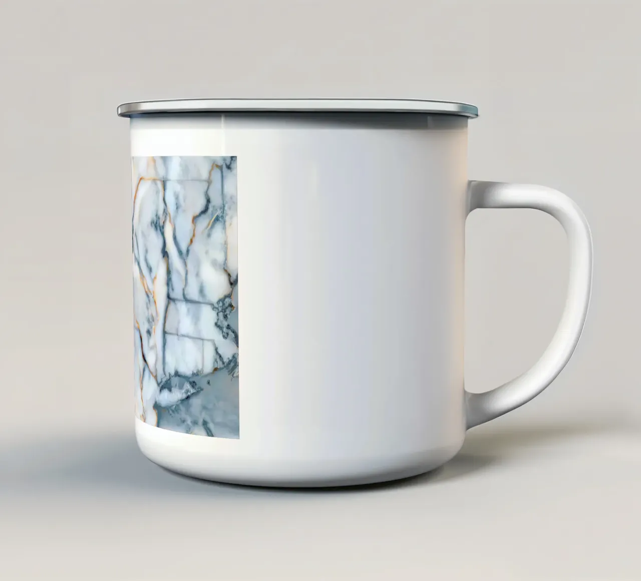 New York Marble Map tazza in smalto da Octavian