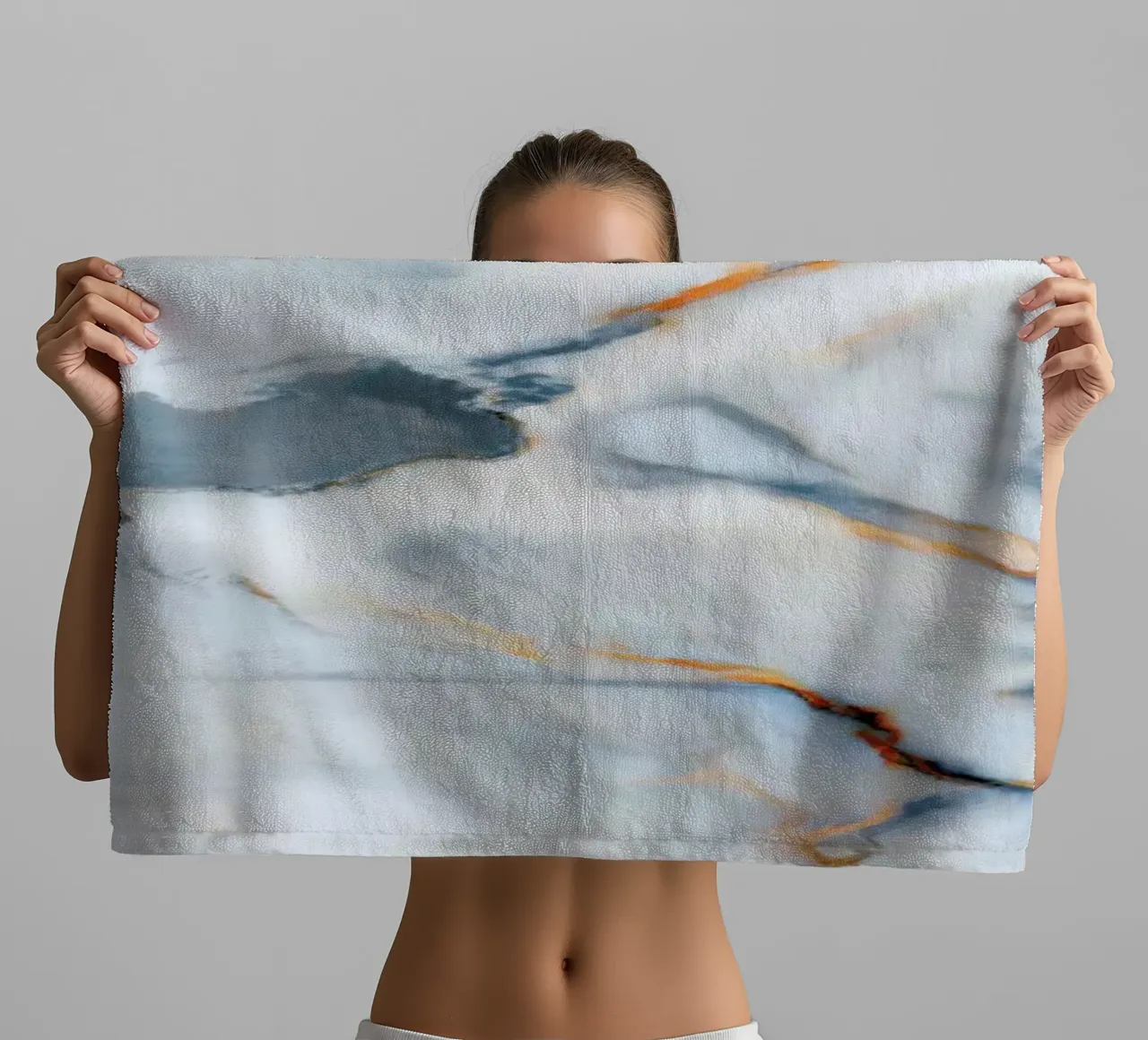 New York Marble Map asciugamano da bagno da Octavian