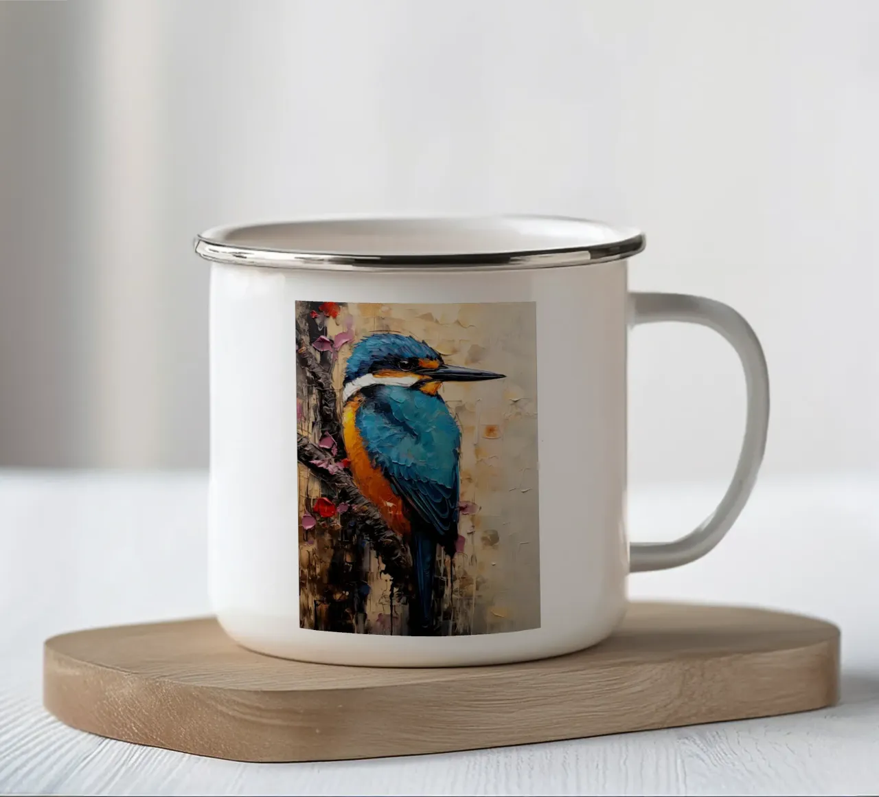 Arte da parete di Imagine tazza in smalto da Imagine