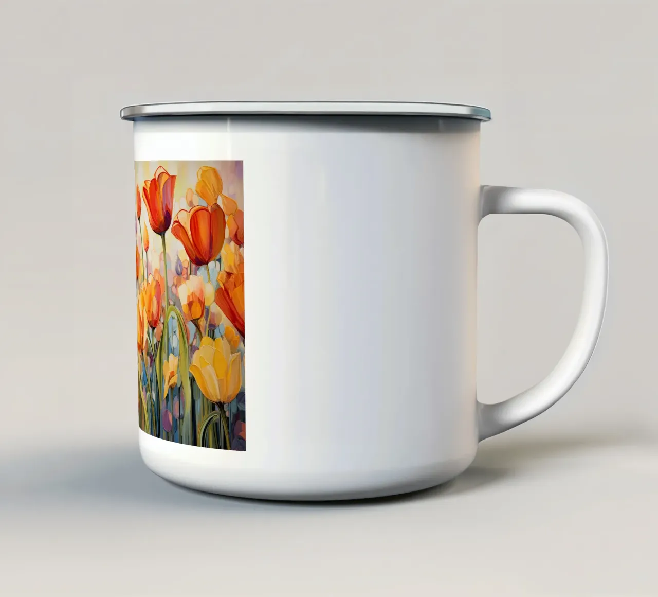 Arte da parete di Imagine tazza in smalto da Imagine